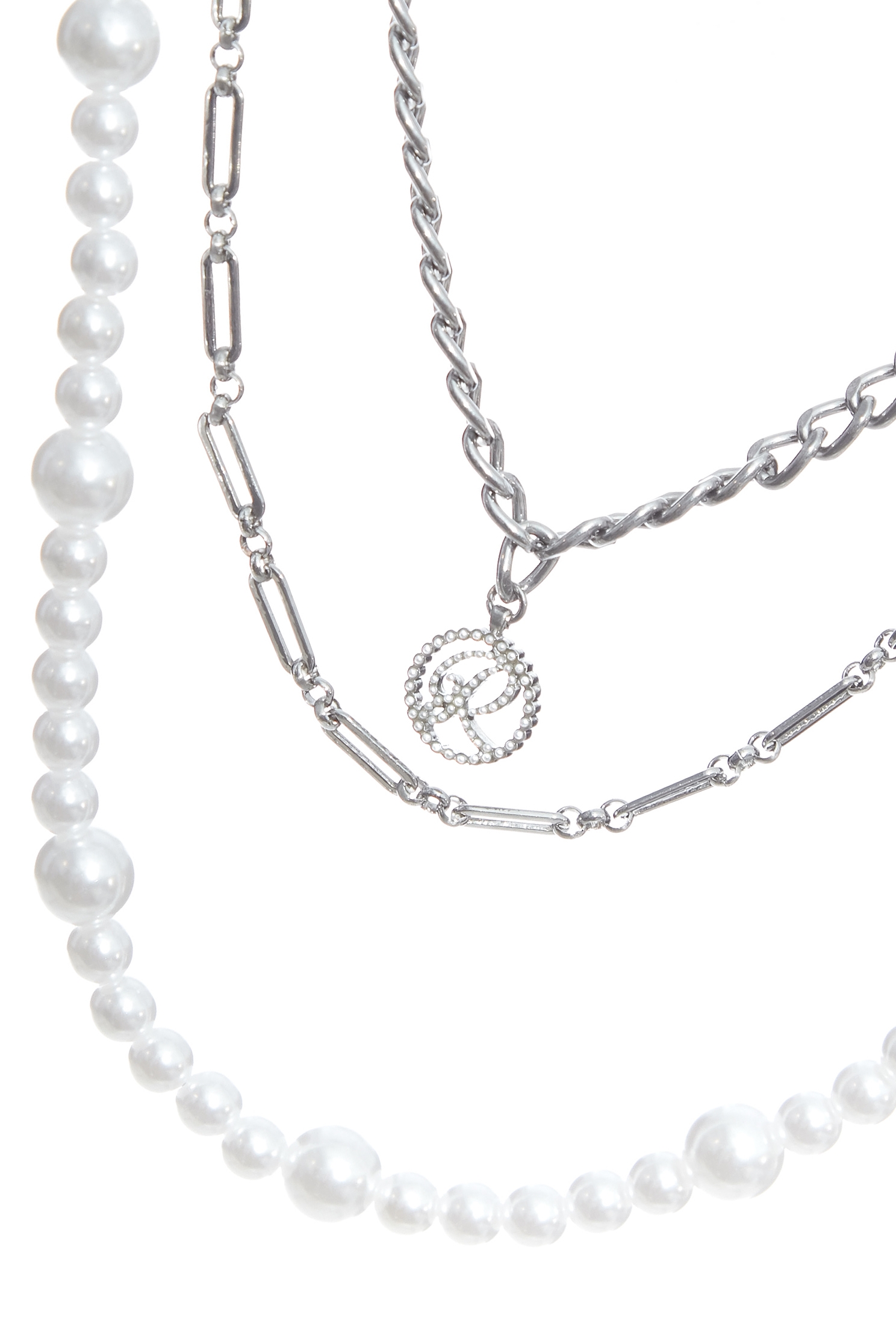Layered Long Pearl Necklace | iROO Online Shop | Dress Up Your 