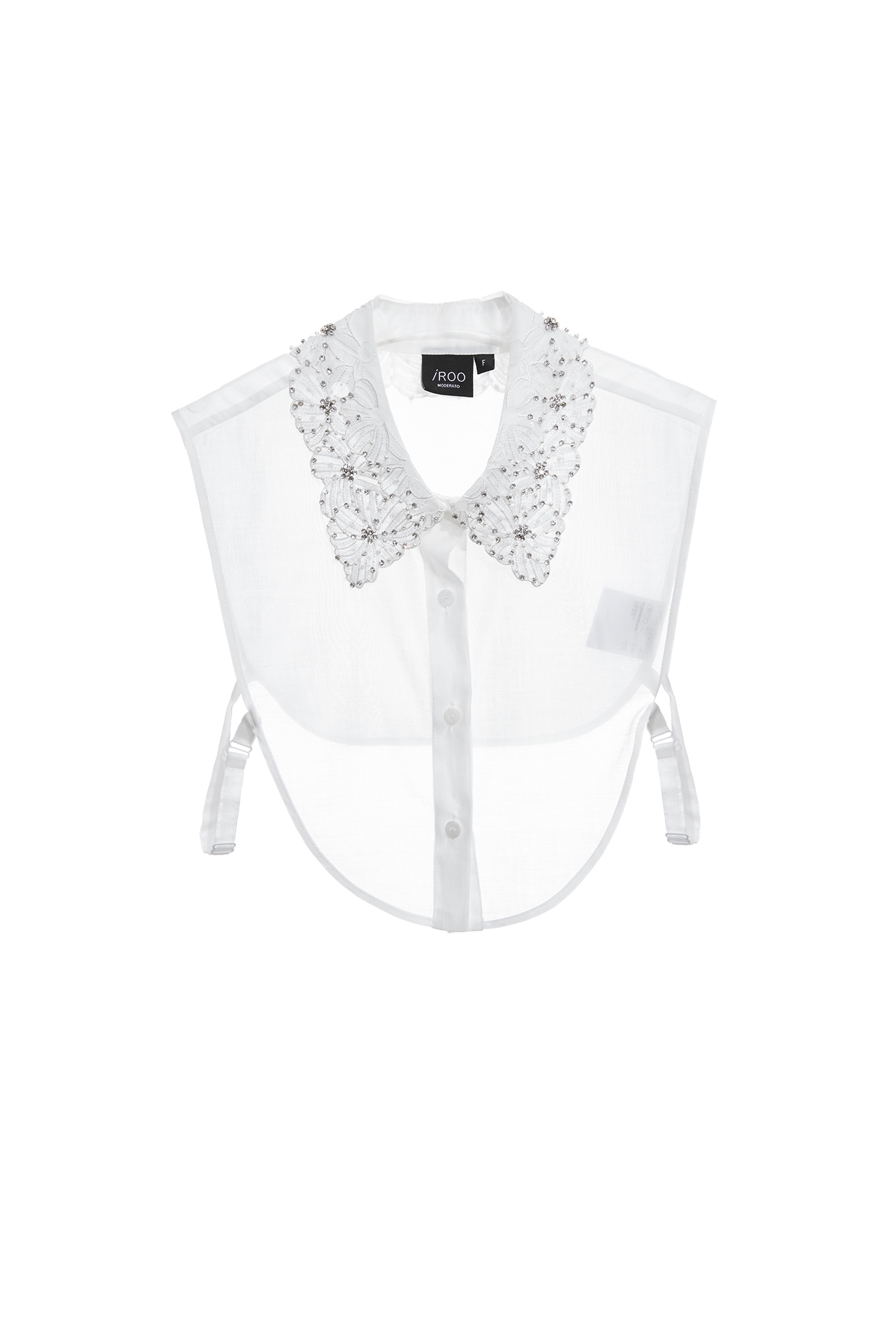 Beaded Embroidery Detail Collar AccessoryBeaded Embroidery Detail Collar Accessory,bestselling,Embroidered,Trends,pearl,Season (AW) Look,Lace