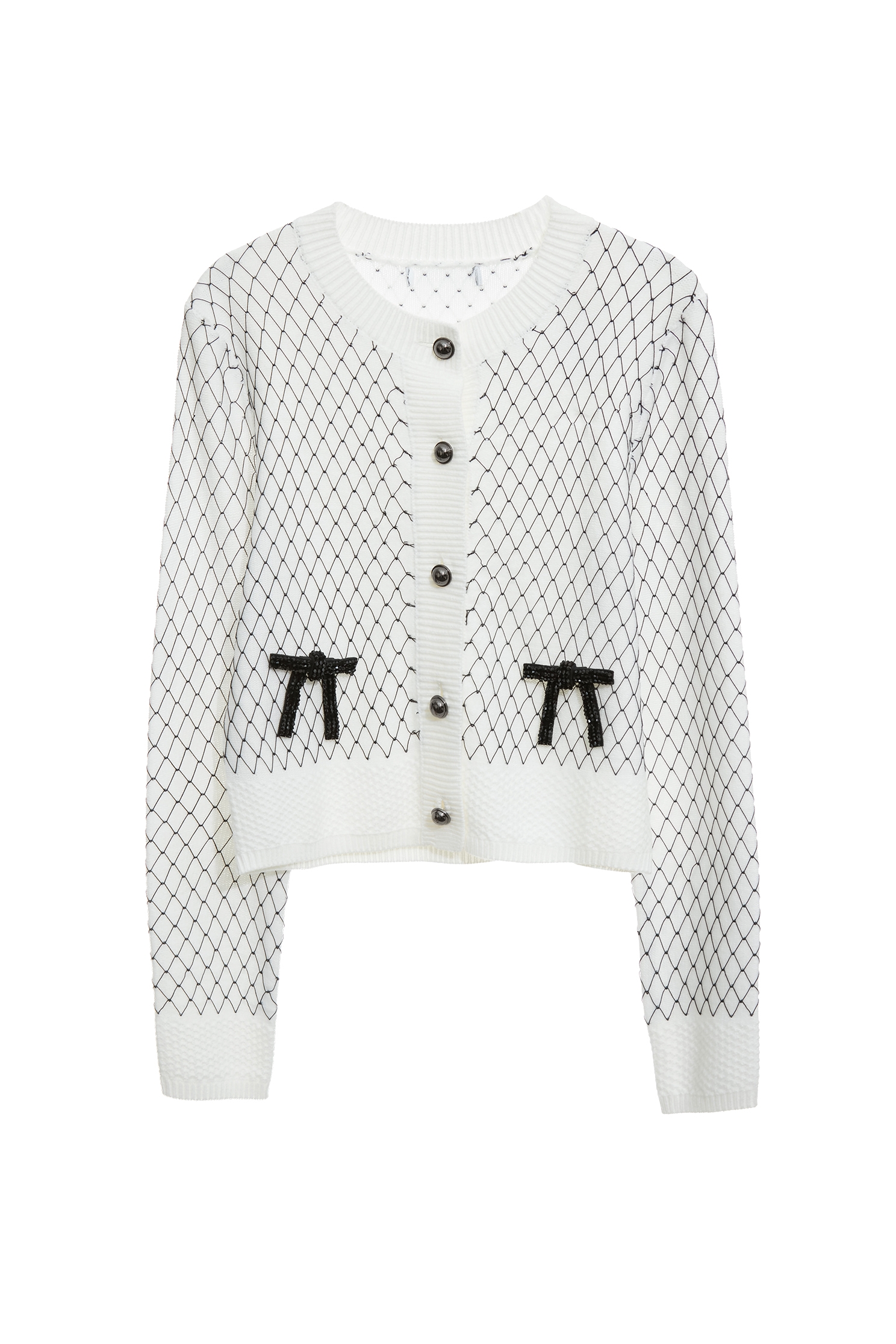 Hand Crochet Diamond Patern Knit CardiganHand Crochet Diamond Patern Knit Cardigan,Jackets,Outerwear,Season (SS) Look,Plaid,bows,Knitted,Knitted coats