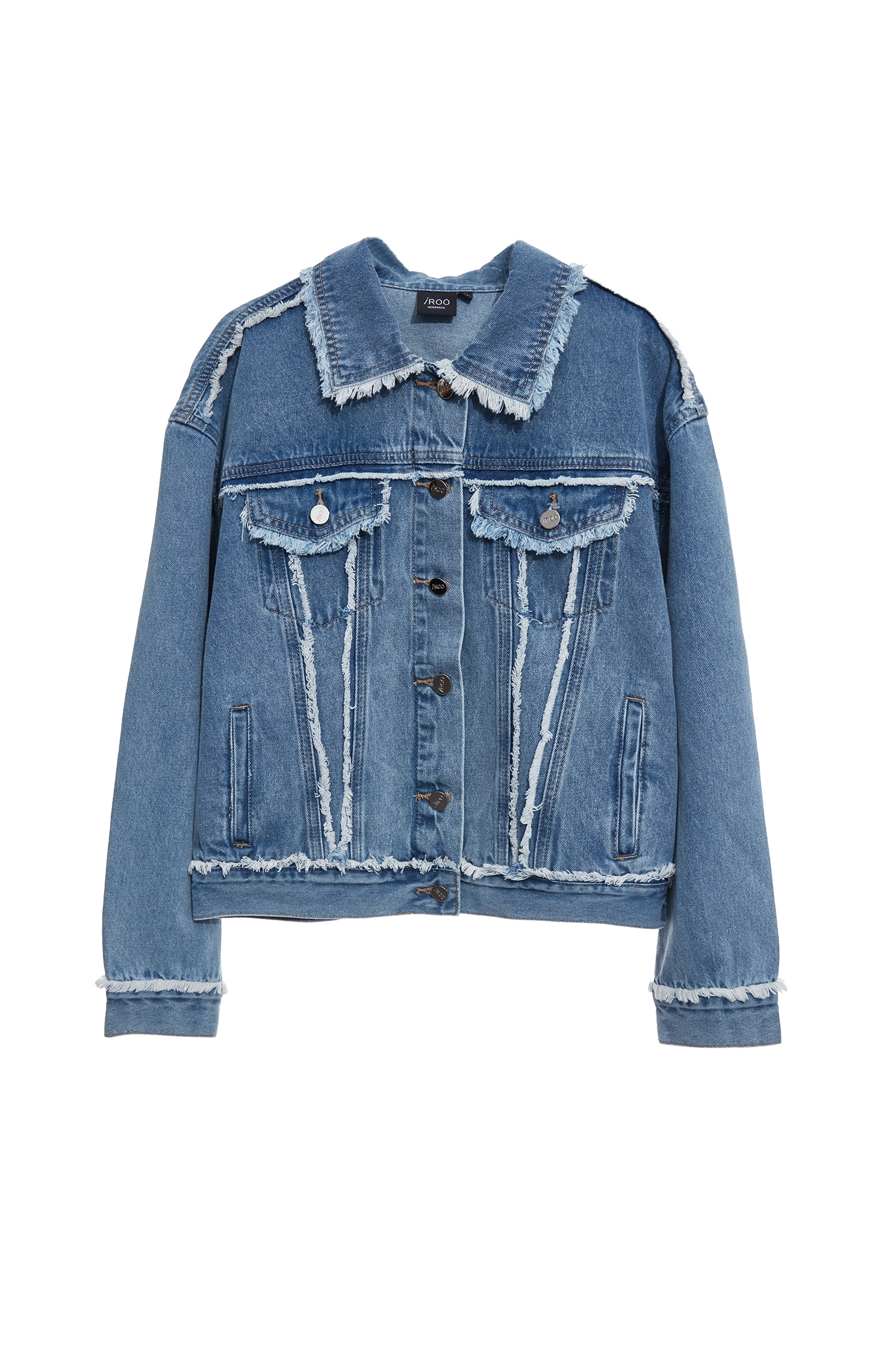 Floral Motif Denim JacketFloral Motif Denim Jacket,Jackets,Embroidered,Outerwear,Season (SS) Look,Denim,Denim Jackets