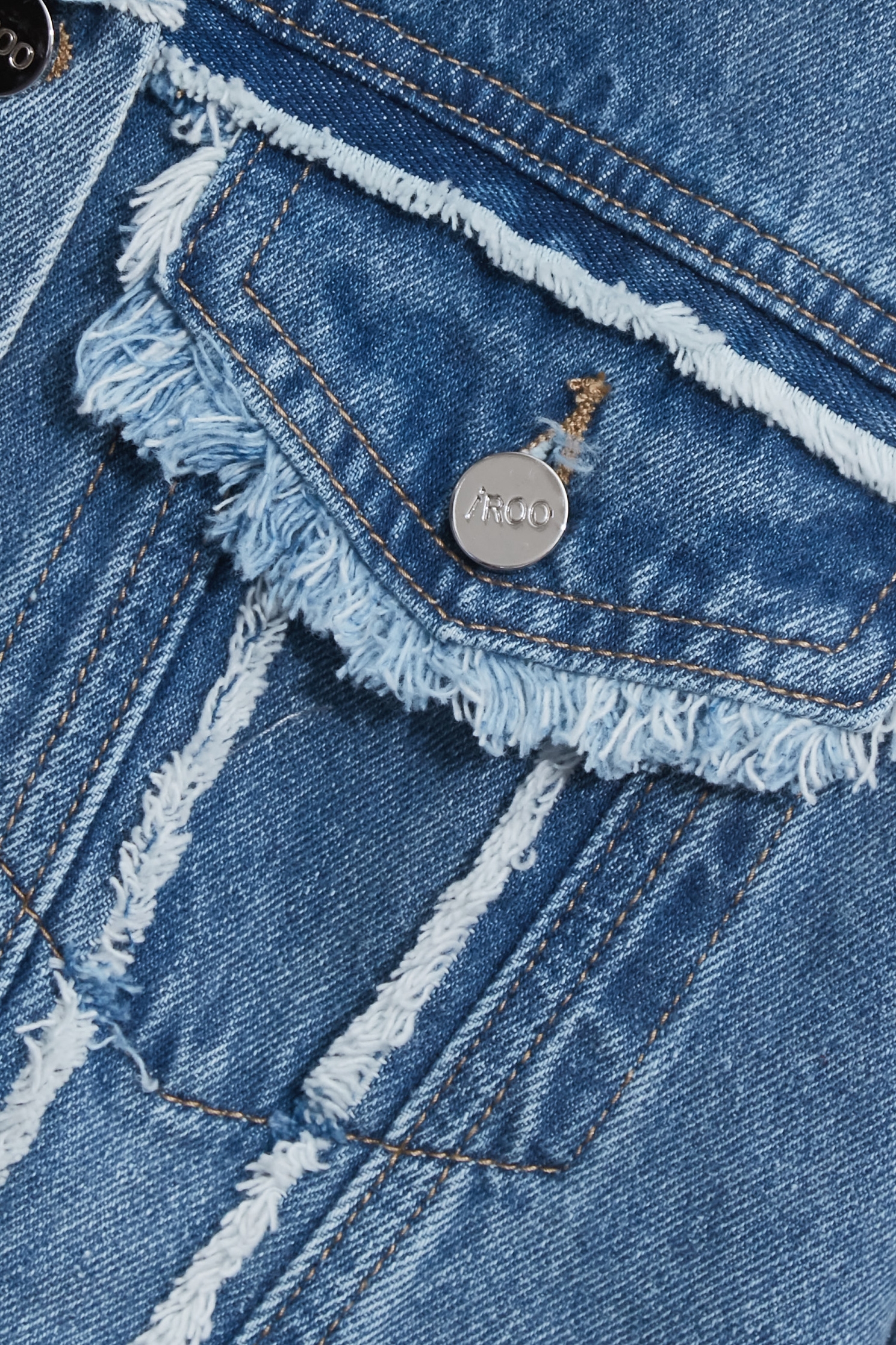 Floral Motif Denim JacketFloral Motif Denim Jacket,Jackets,Embroidered,Outerwear,Season (SS) Look,Denim,Denim Jackets