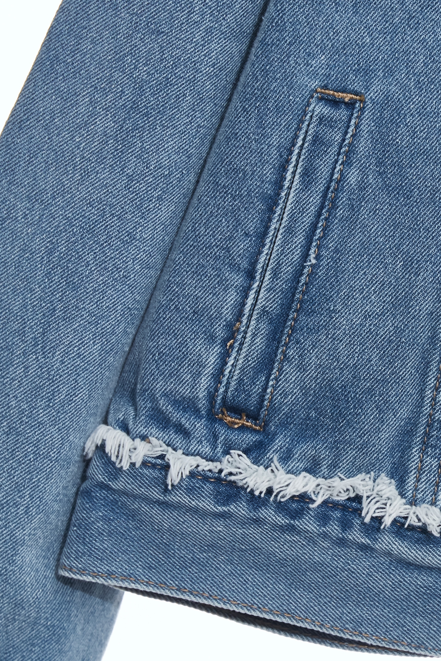 Floral Motif Denim JacketFloral Motif Denim Jacket,Jackets,Embroidered,Outerwear,Season (SS) Look,Denim,Denim Jackets