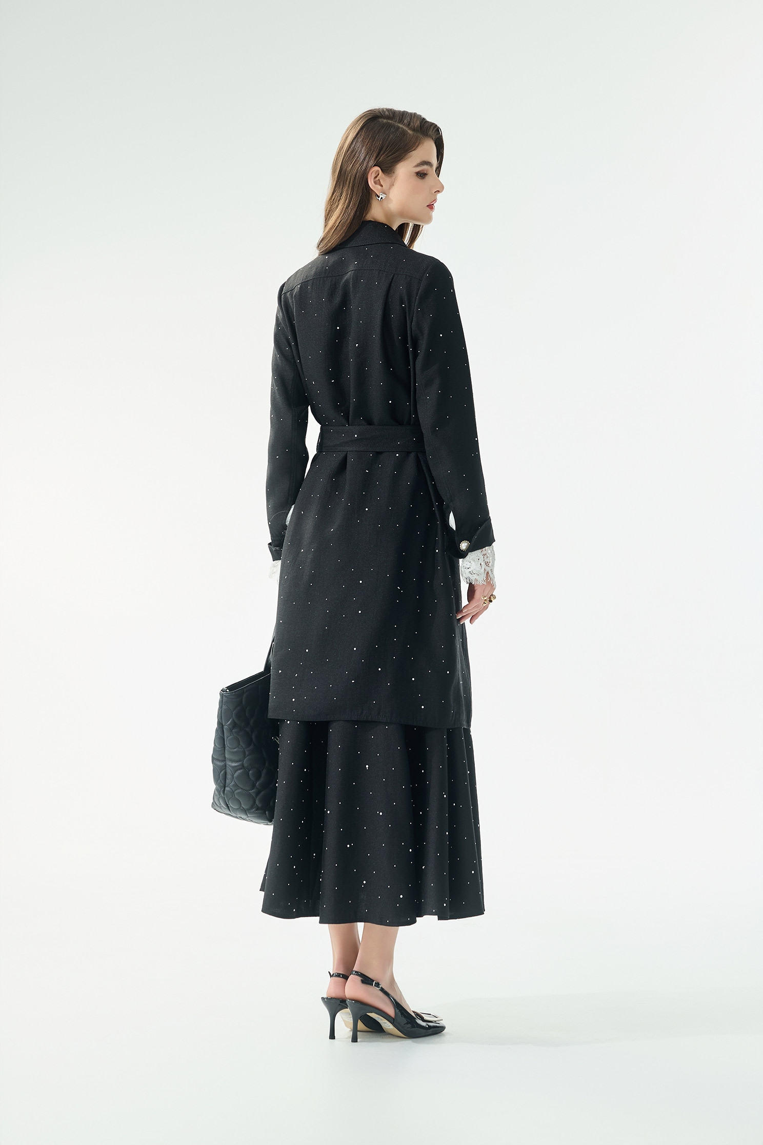 Pearl Detail Long JacketPearl Detail Long Jacket,Jackets,Outerwear,Season (SS) Look,pearl