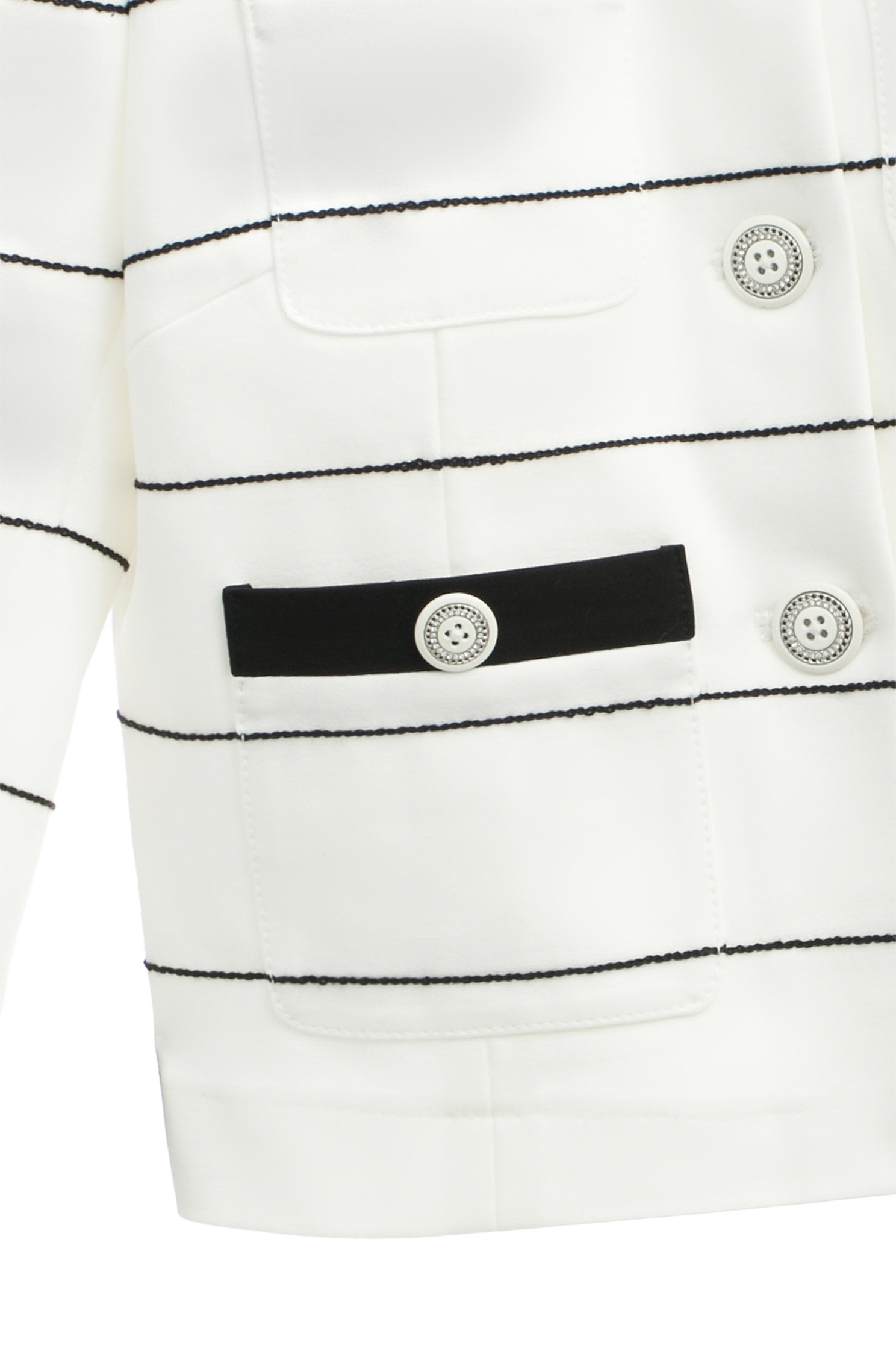 Classic Black White Stripe JacketClassic Black White Stripe Jacket,Jackets,Season (SS) Look