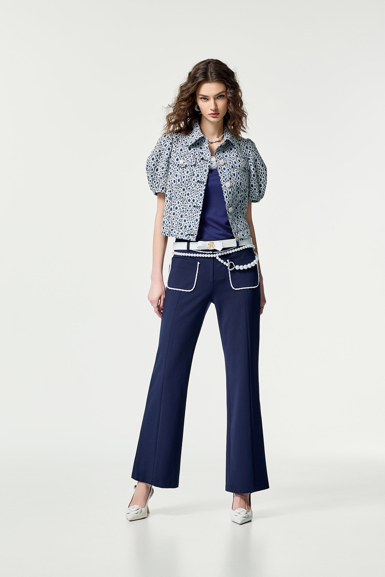 Hollow Out Embroidery Lace Short Sleeve JacketHollow Out Embroidery Lace Short Sleeve Jacket,Jackets,Office Looks,Outerwear,Season (SS) Look,co-ord sets,Denim,pearl,Lace