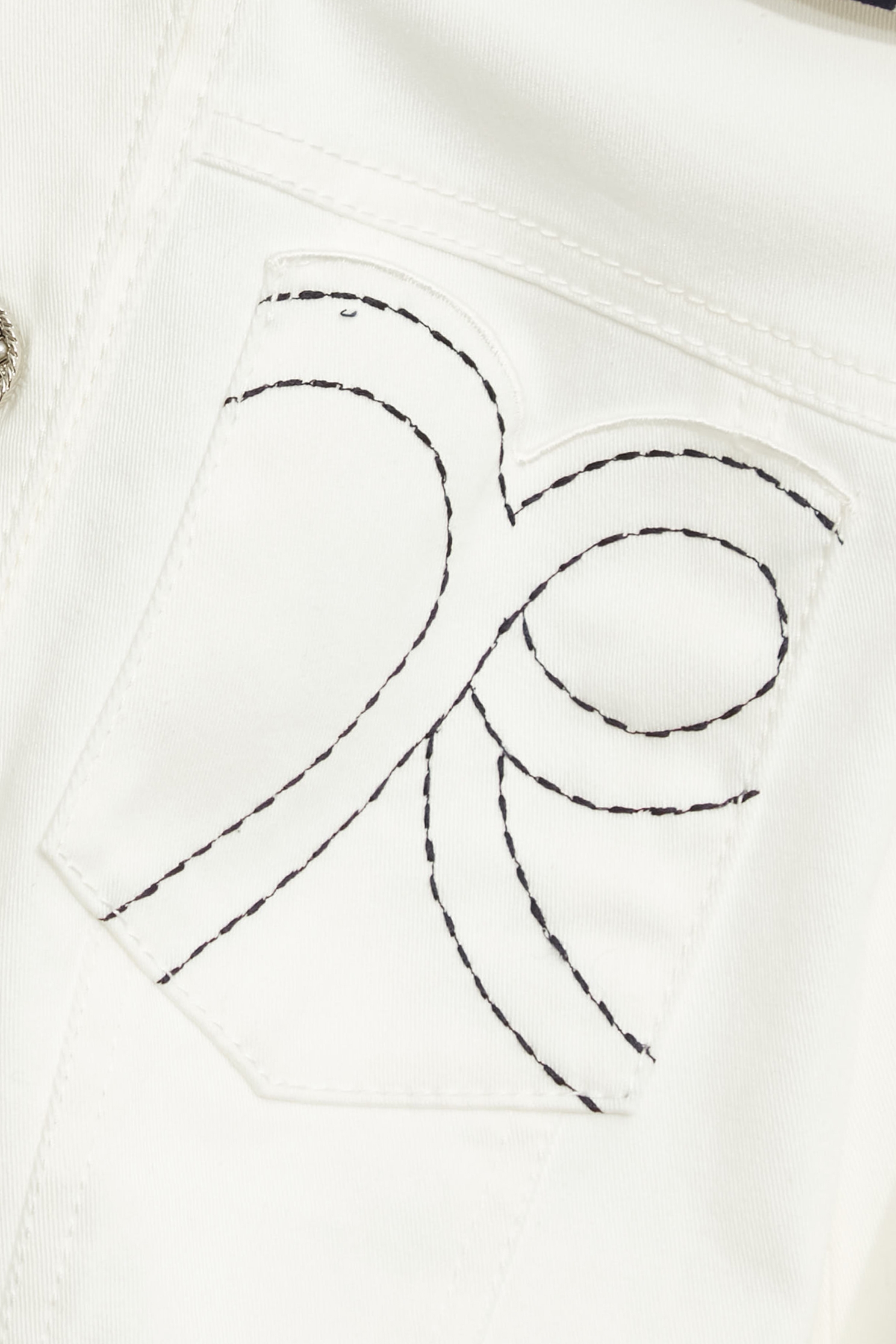 Contrast Hoodie Denim JacketContrast Hoodie Denim Jacket,Office Looks,Embroidered,Outerwear,Season (SS) Look,co-ord sets,Stripe,pearl,Hoodie jackets