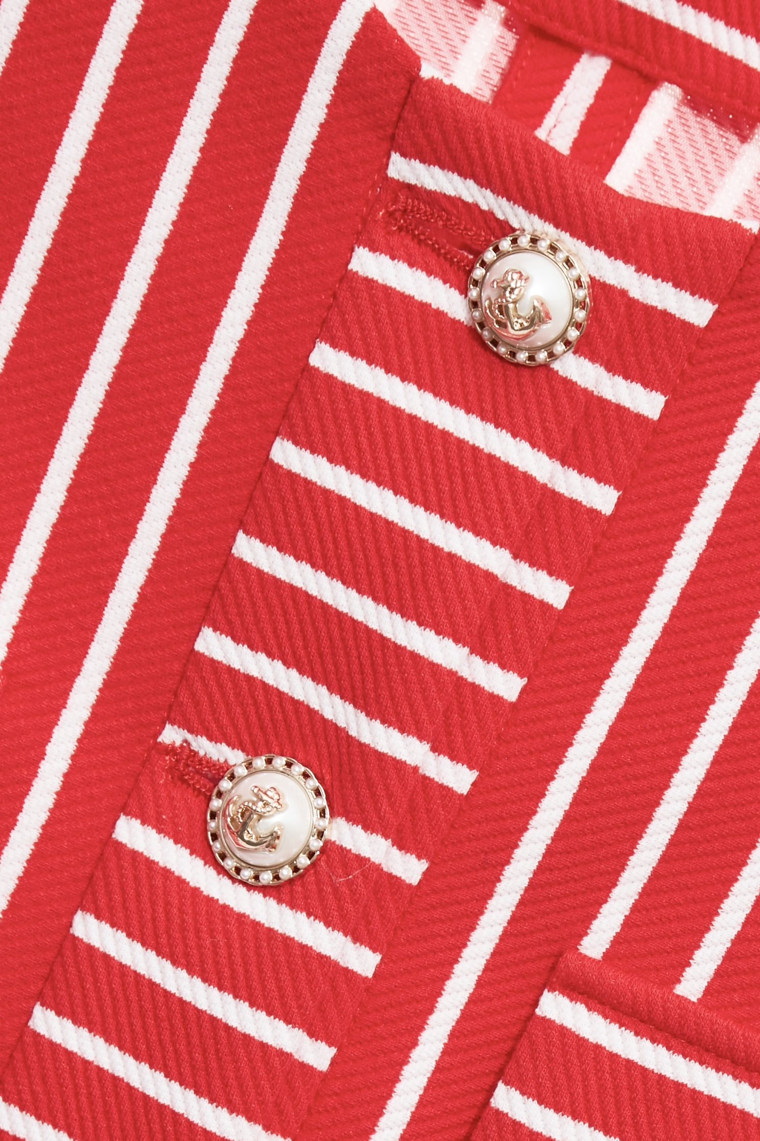Stripe Print Red JacketStripe Print Red Jacket,Jackets,Outerwear,Season (SS) Look
