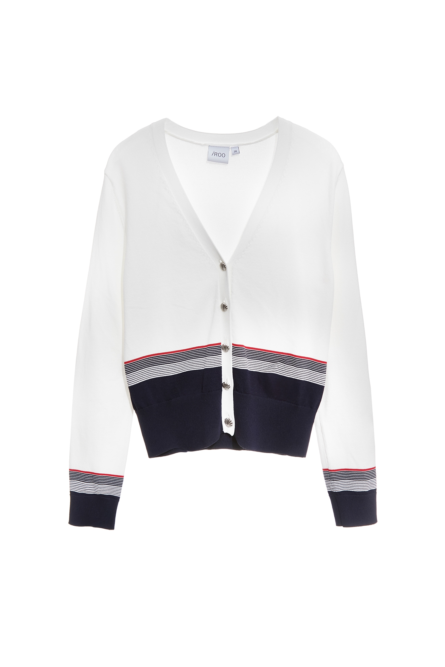 Colour Block Knit CardiganColour Block Knit Cardigan,Jackets,Outerwear,Season (SS) Look,Knitted,Knitted coats