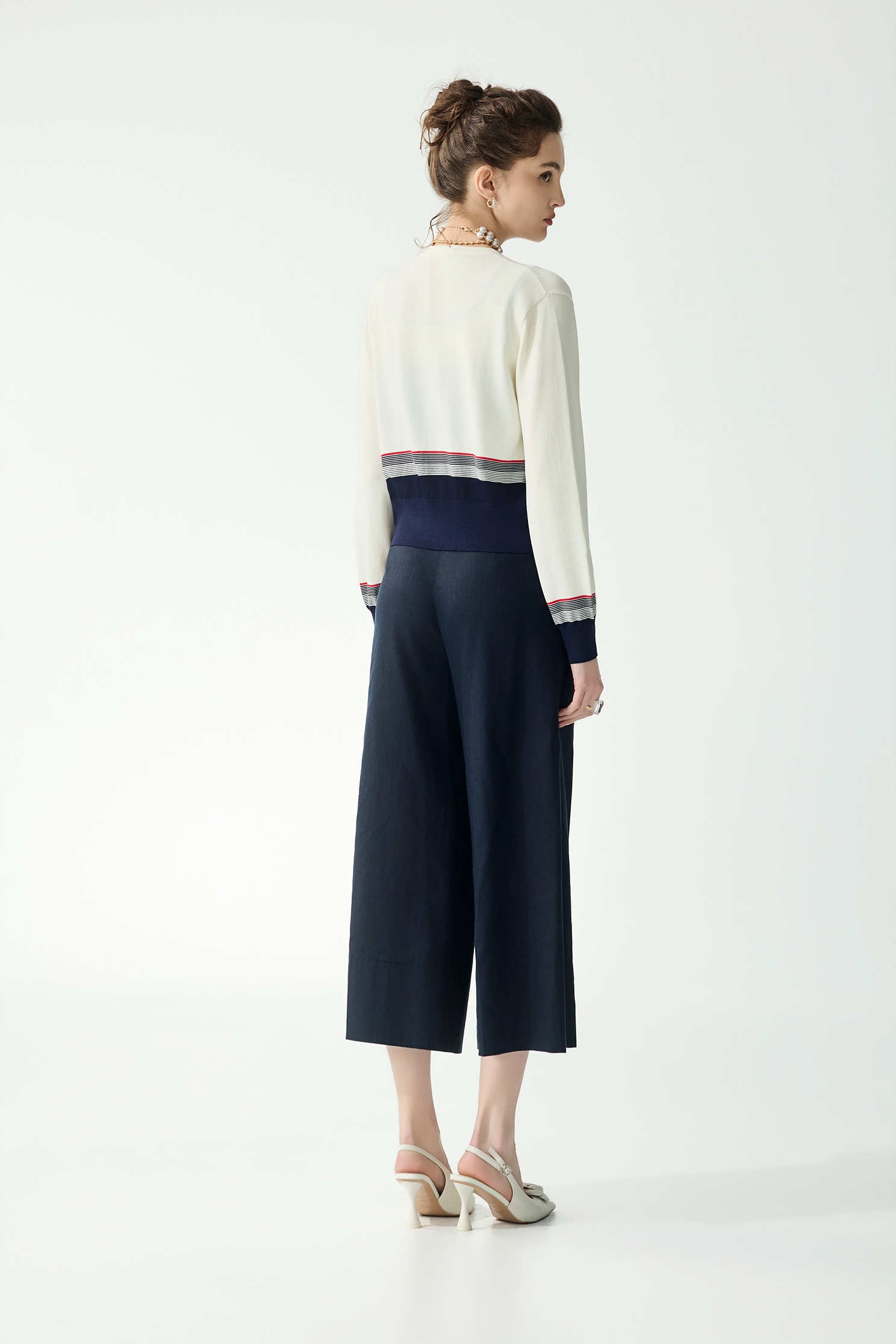Colour Block Knit CardiganColour Block Knit Cardigan,Jackets,Outerwear,Season (SS) Look,Knitted,Knitted coats