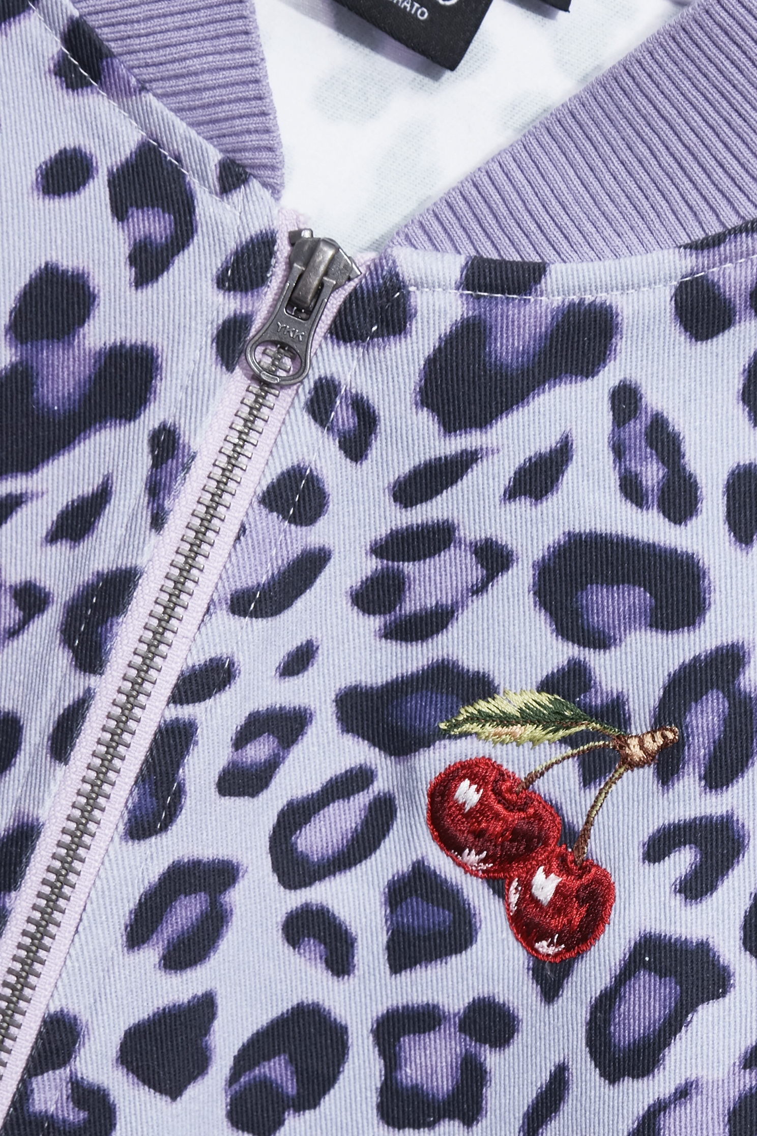 Leopard Print Purple Varsity JacketLeopard Print Purple Varsity Jacket,Jackets,Embroidered,Outerwear,Season (SS) Look,Denim