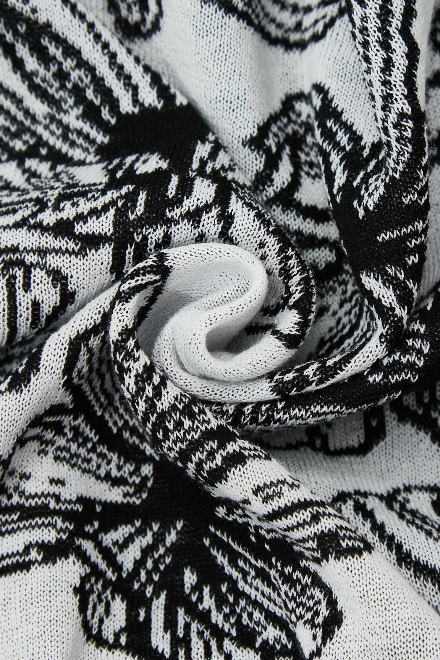 Floral Print Knit Cardigan,Season (SS) Look,co-ord sets,Cotton,Back To Classic,Knitted coats,Back To B/W