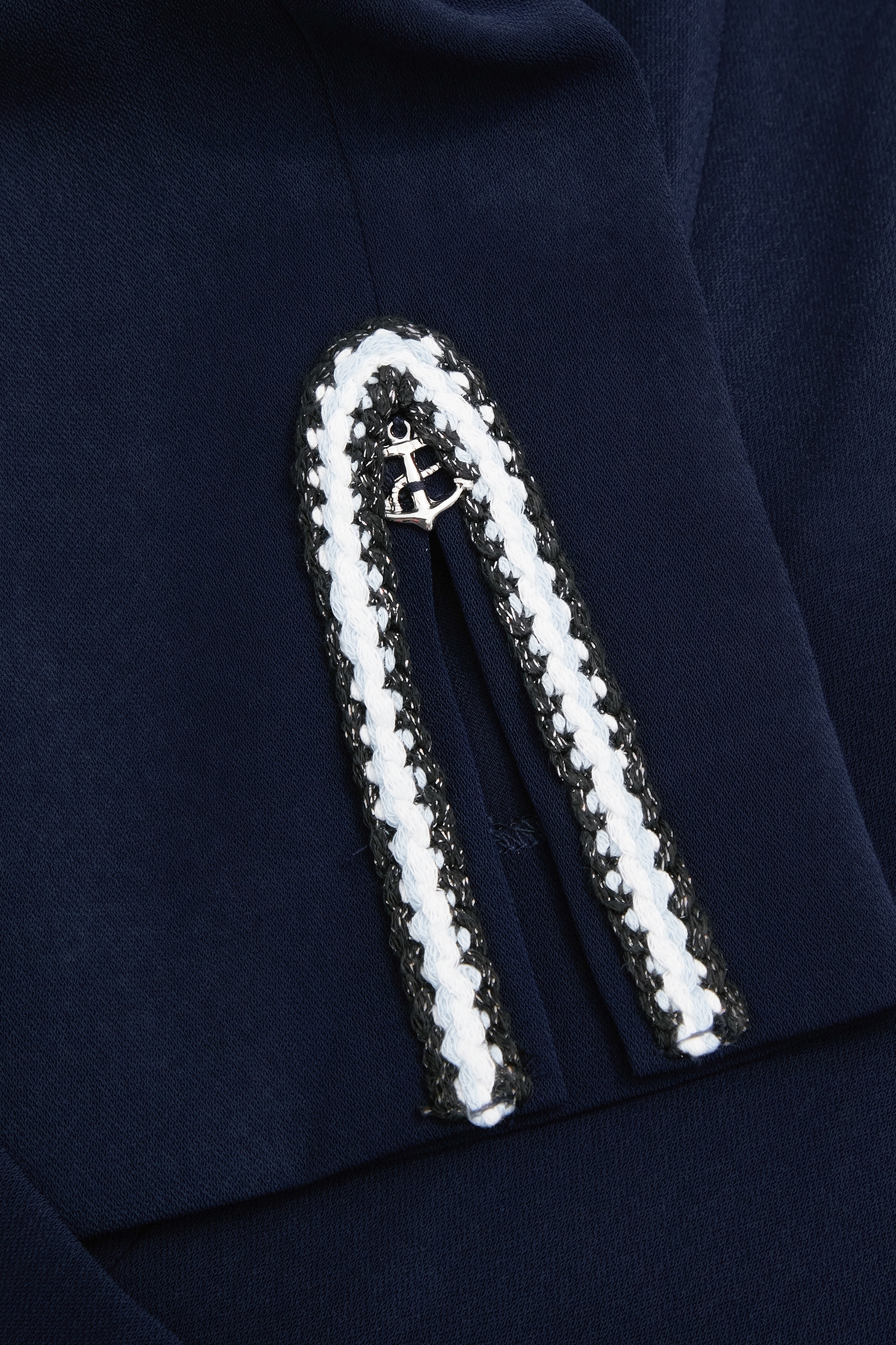 Braided Trim Detail Navy BlazerBraided Trim Detail Navy Blazer,Jackets,Outerwear,Season (SS) Look
