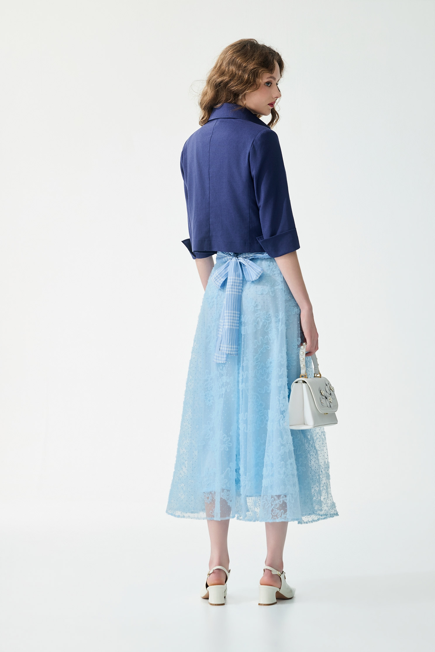 3-D Floral Pocket Detail Jacket3-D Floral Pocket Detail Jacket,Jackets,Outerwear,Season (SS) Look
