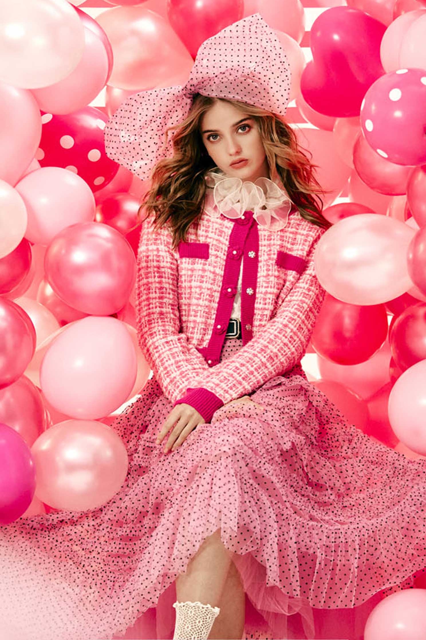 Button Front Tweed Knit CardiganButton Front Tweed Knit Cardigan,Season (AW) Look,Knitted,Knitted coats