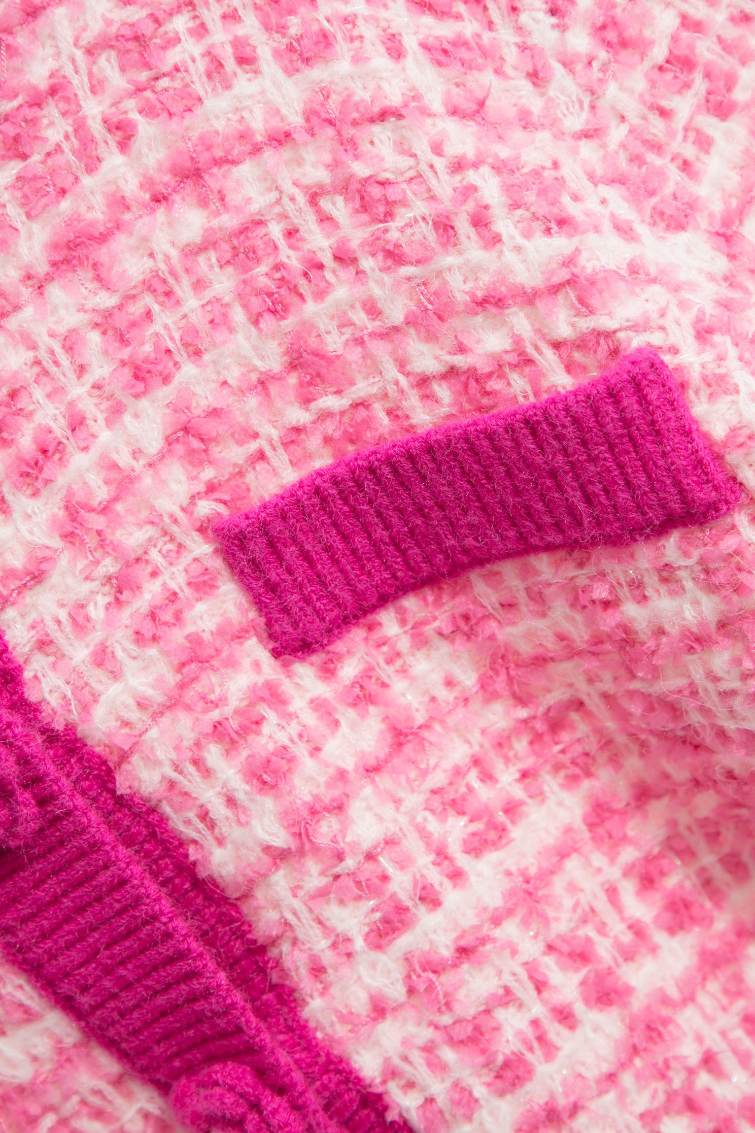 Button Front Tweed Knit CardiganButton Front Tweed Knit Cardigan,Season (AW) Look,Knitted,Knitted coats