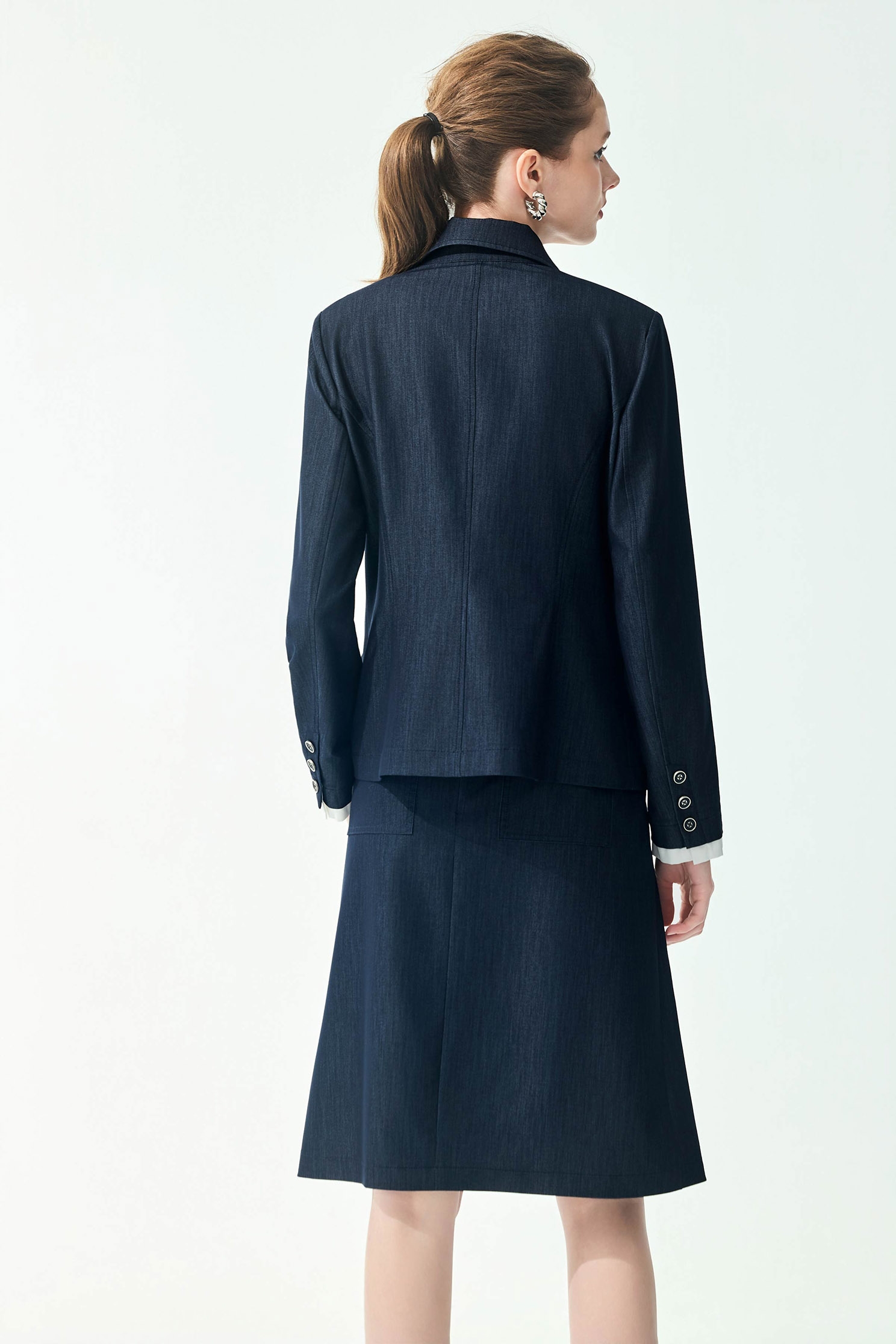 Minimalist Navy BlazerMinimalist Navy Blazer,Jackets,Outerwear,Season (SS) Look
