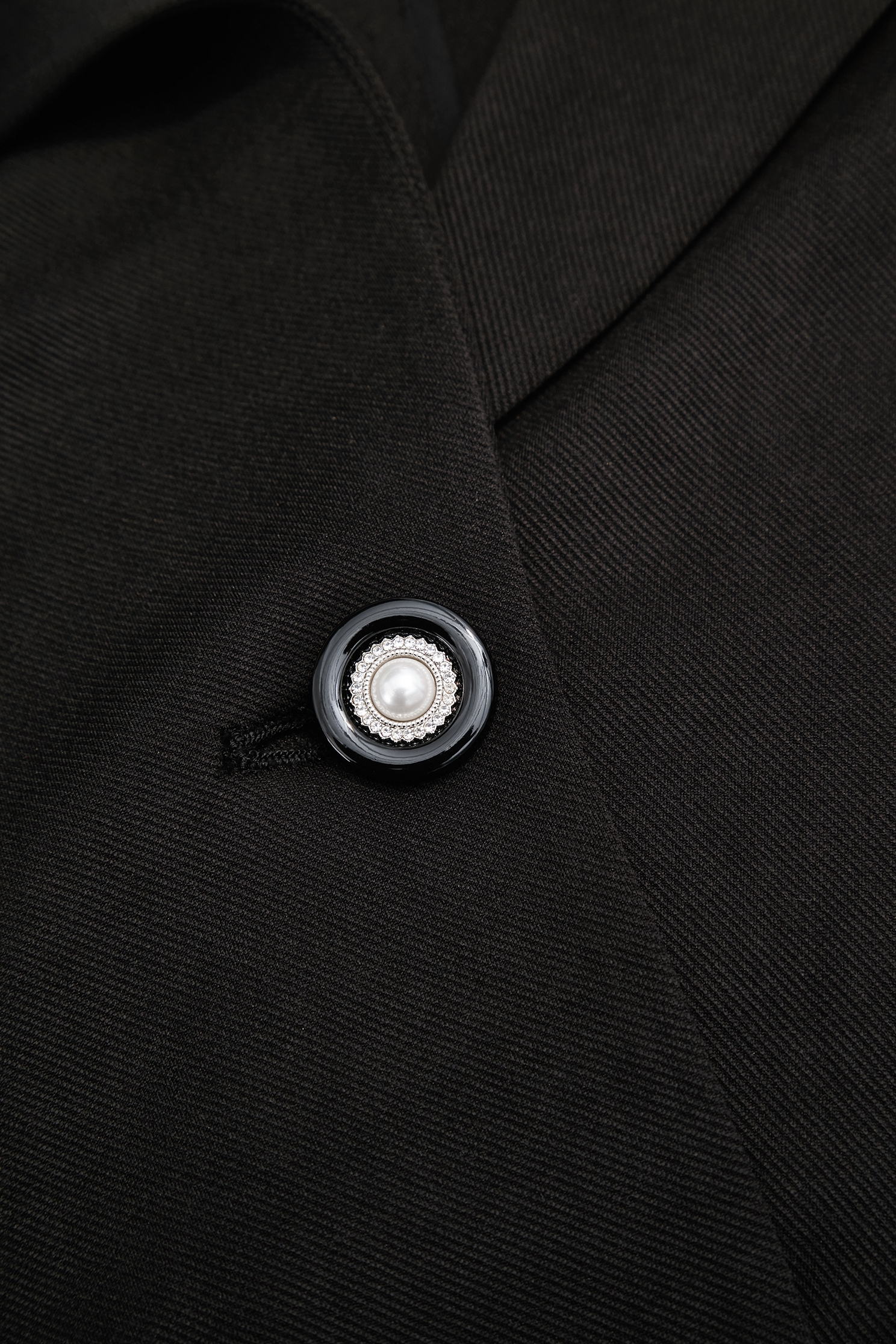 Sleeve Cuff Lace Detail BlazerSleeve Cuff Lace Detail Blazer,Jackets,Outerwear,Season (SS) Look,pearl,Black outerwear