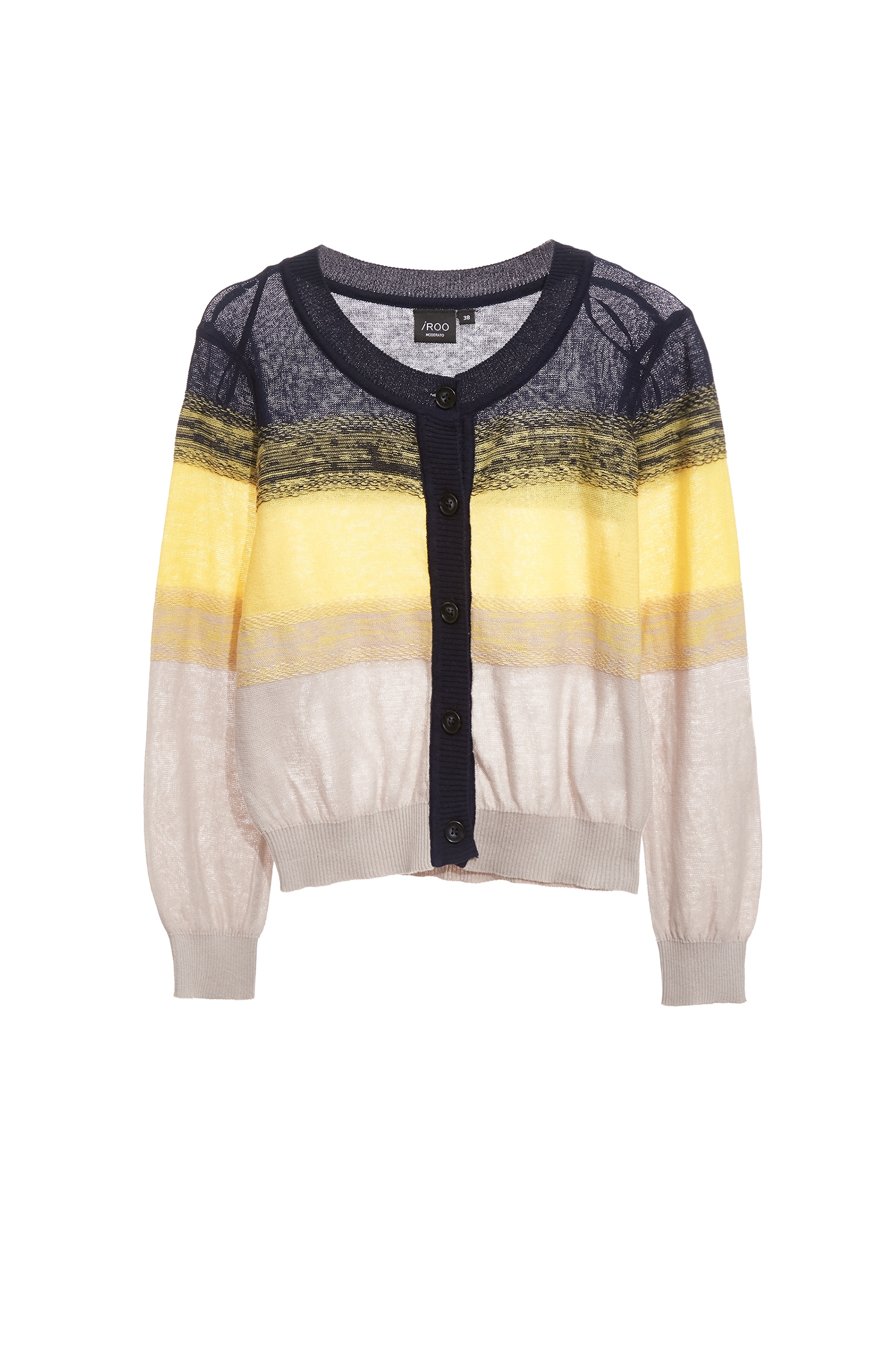 Colour Block Knit CardiganColour Block Knit Cardigan,Jackets,Outerwear,Season (SS) Look,Knitted,Knitted coats