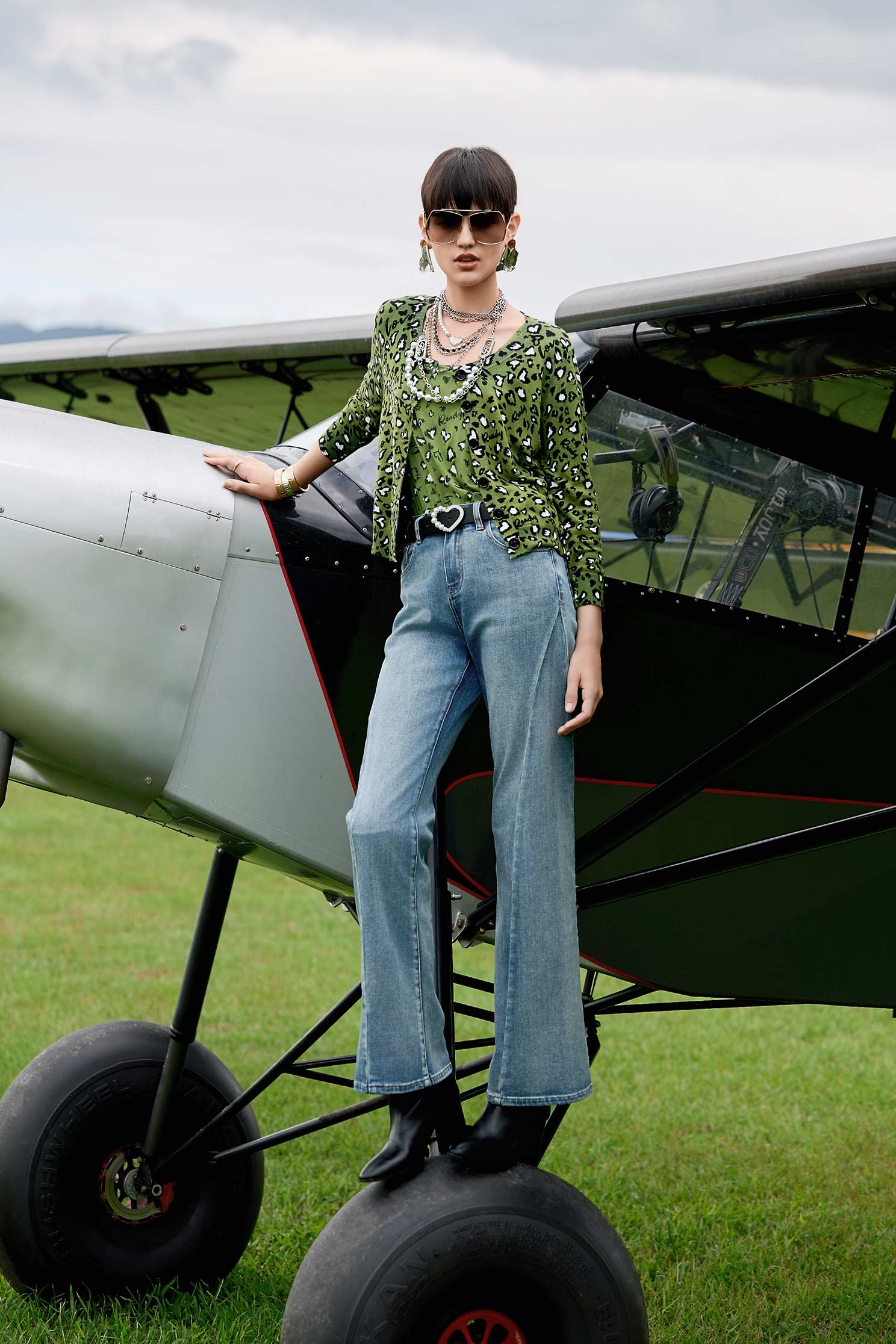 Leopard Print Knit CardiganLeopard Print Knit Cardigan,Outerwear,co-ord sets,Season (AW) Look,Knitted,Knitted coats