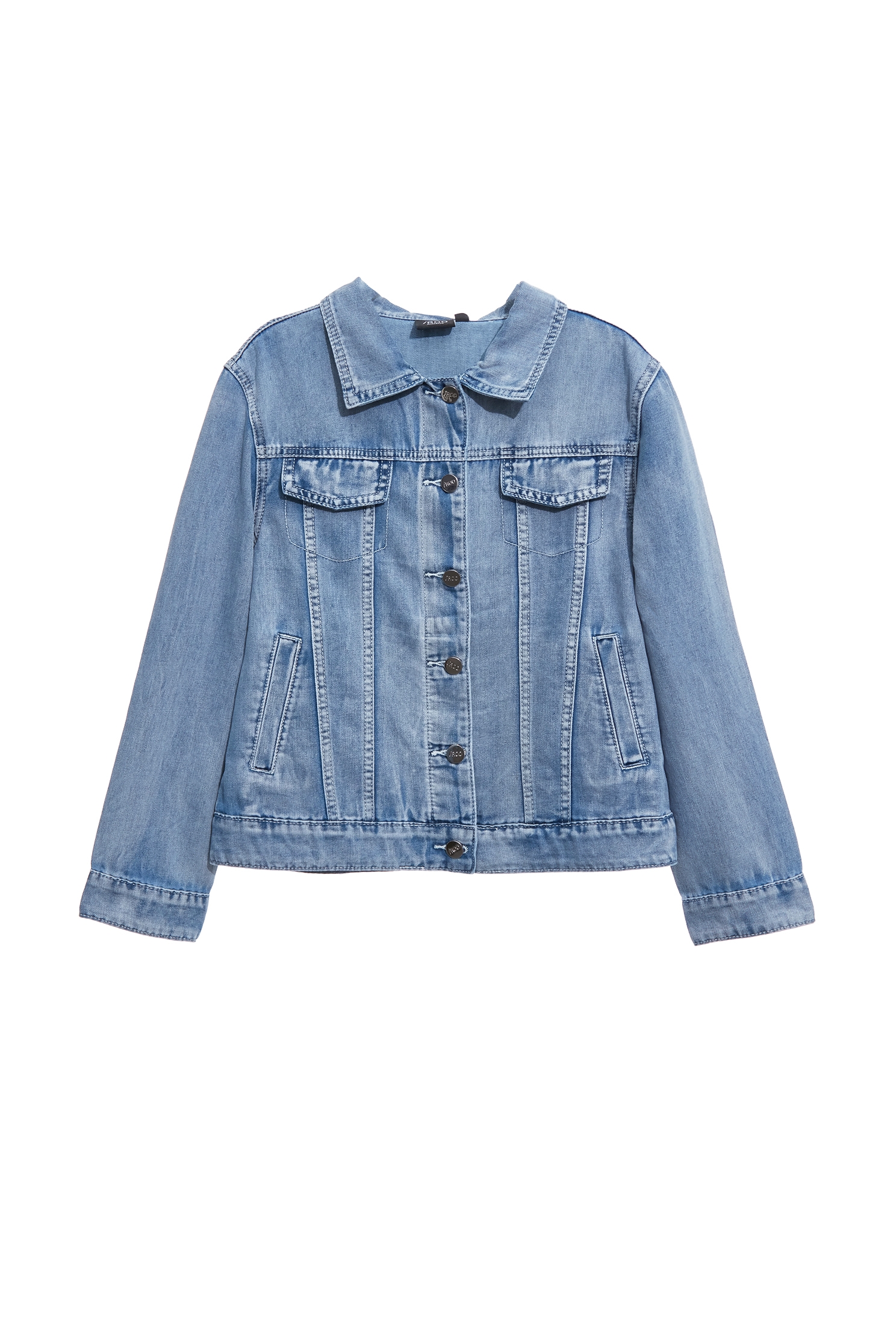 Button Front Crop Denim JacketButton Front Crop Denim Jacket,Office Looks,Denim,Outerwear,Denim,Denim Jackets,Season (AW) Look,Valentine