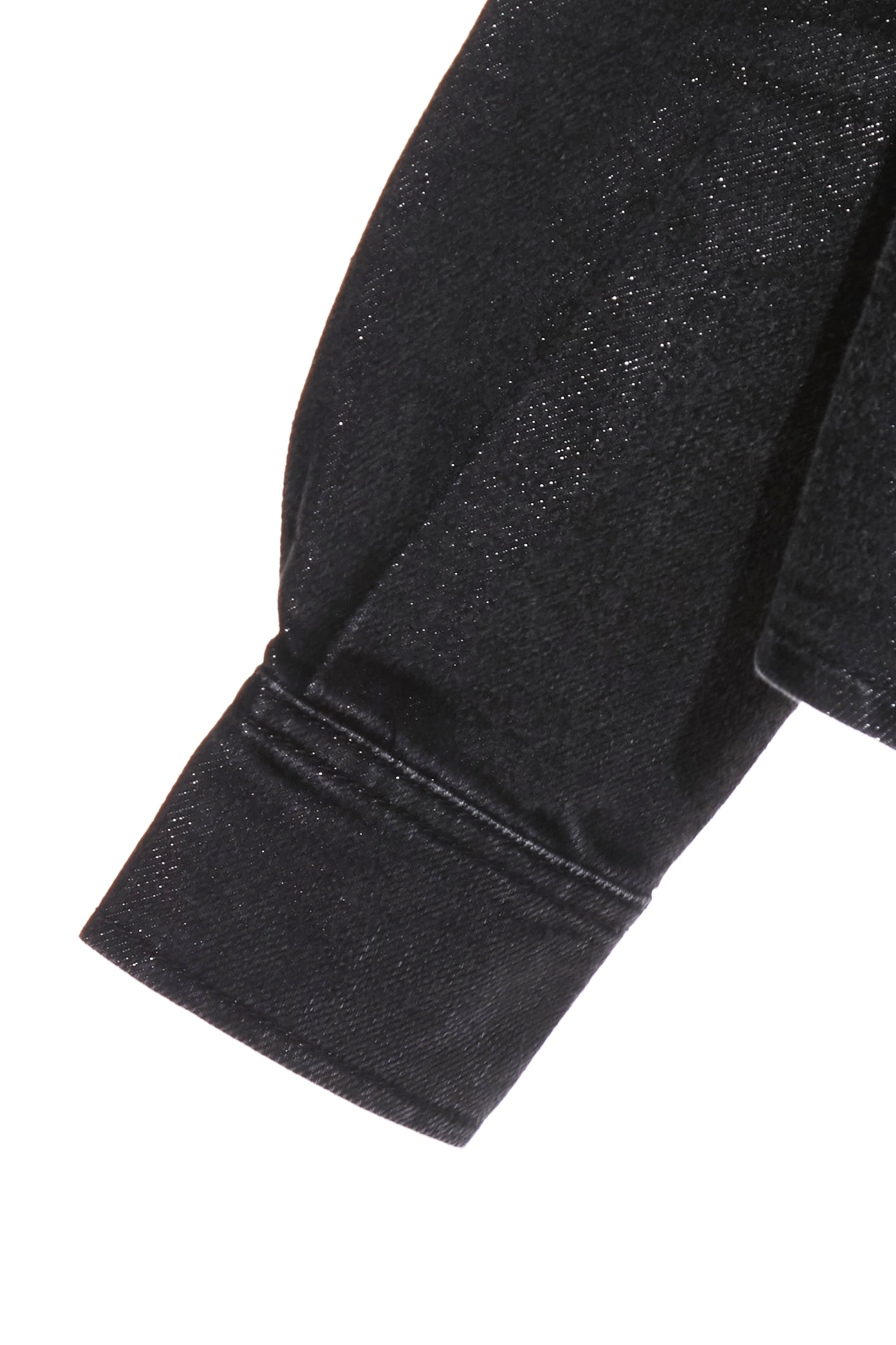 Metallic Sheen Grey Denim JacketMetallic Sheen Grey Denim Jacket,Jackets,Outerwear,Denim,Denim Jackets,Season (AW) Look