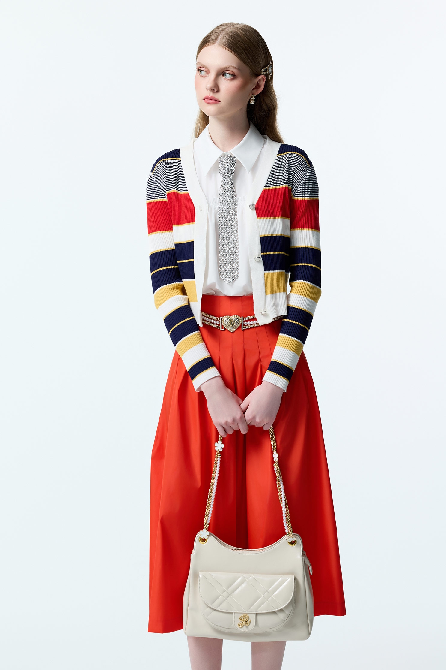 Multi Colour Stripe Knit CardiganMulti Colour Stripe Knit Cardigan,Jackets,Outerwear,Season (AW) Look,Knitted,Knitted coats