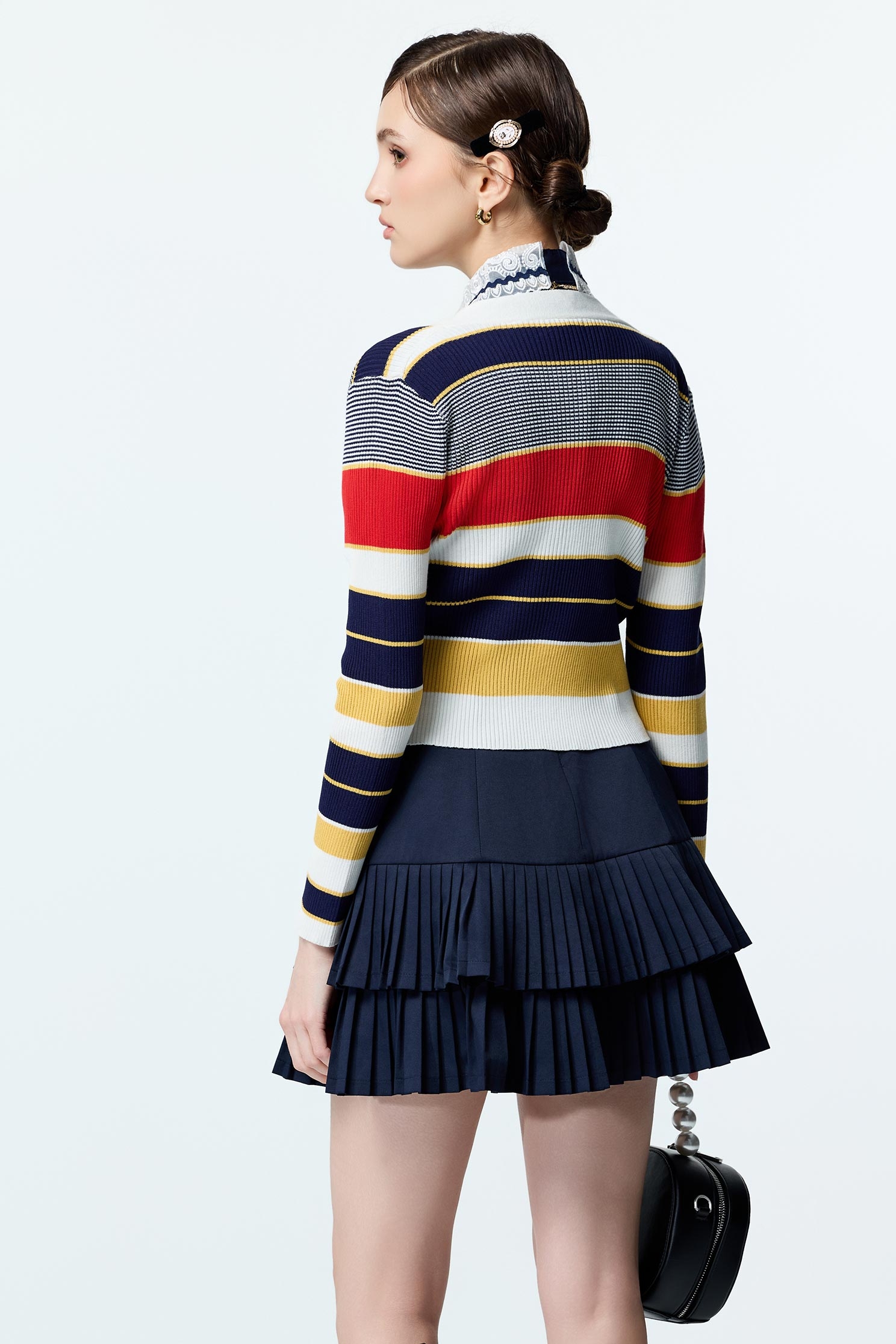 Multi Colour Stripe Knit CardiganMulti Colour Stripe Knit Cardigan,Jackets,Outerwear,Season (AW) Look,Knitted,Knitted coats
