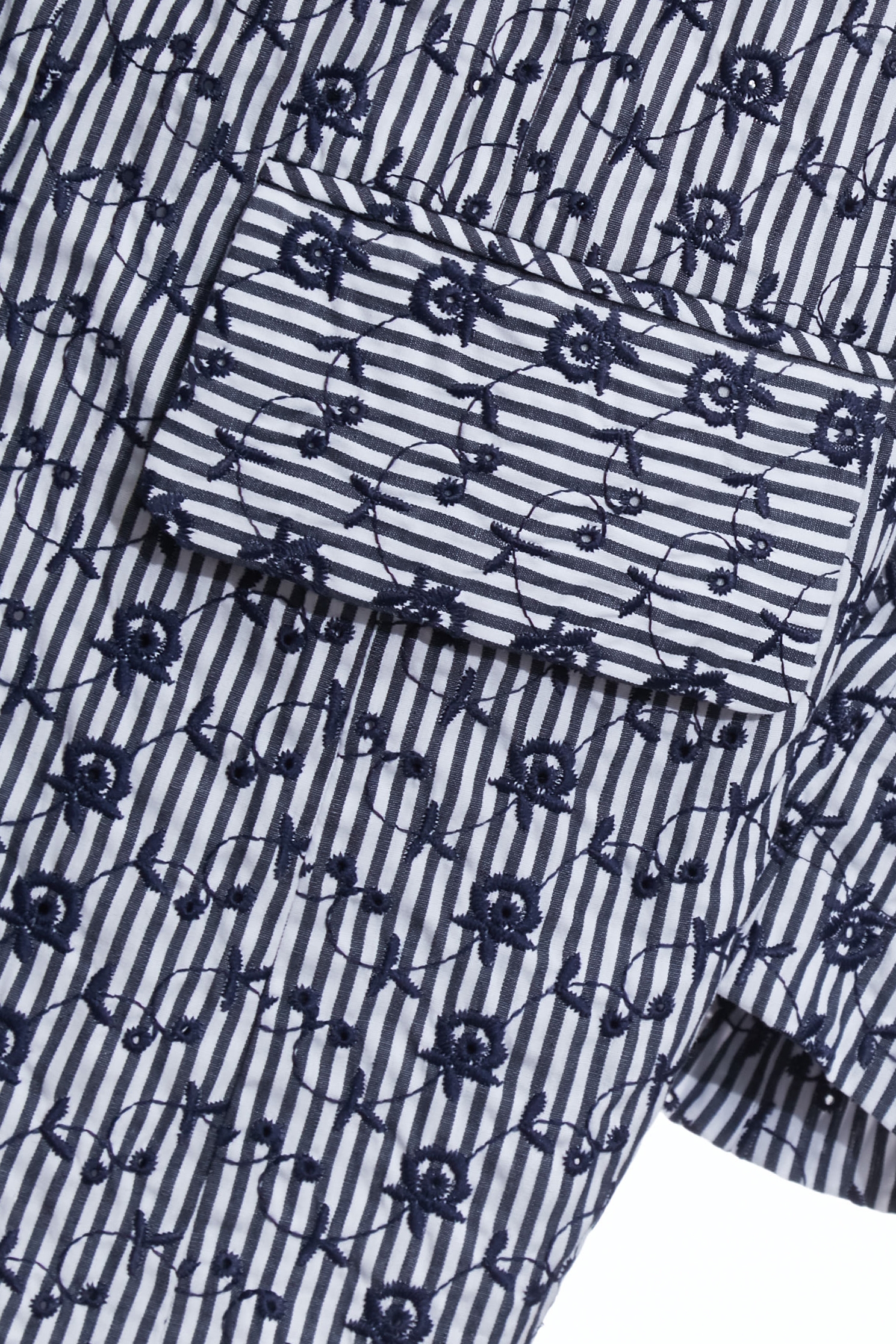 Navy Floral Embroidery Detail BlazerNavy Floral Embroidery Detail Blazer,Jackets,Embroidered,Outerwear,Stripe,Season (AW) Look,Blazers