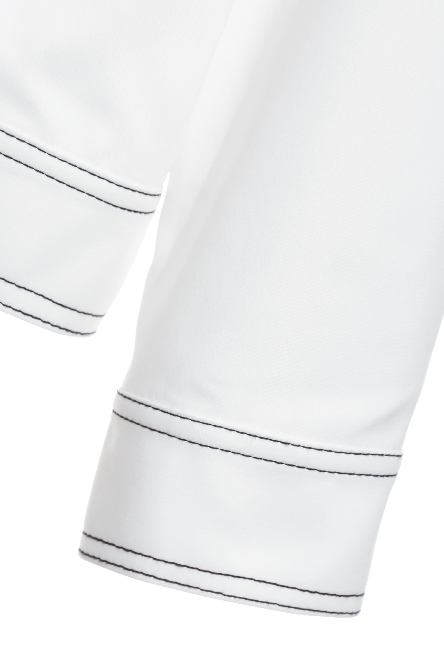 Contrast Stitch Lace Detail JacketContrast Stitch Lace Detail Jacket,Jackets,Outerwear,White outerwear,Season (AW) Look,Lace