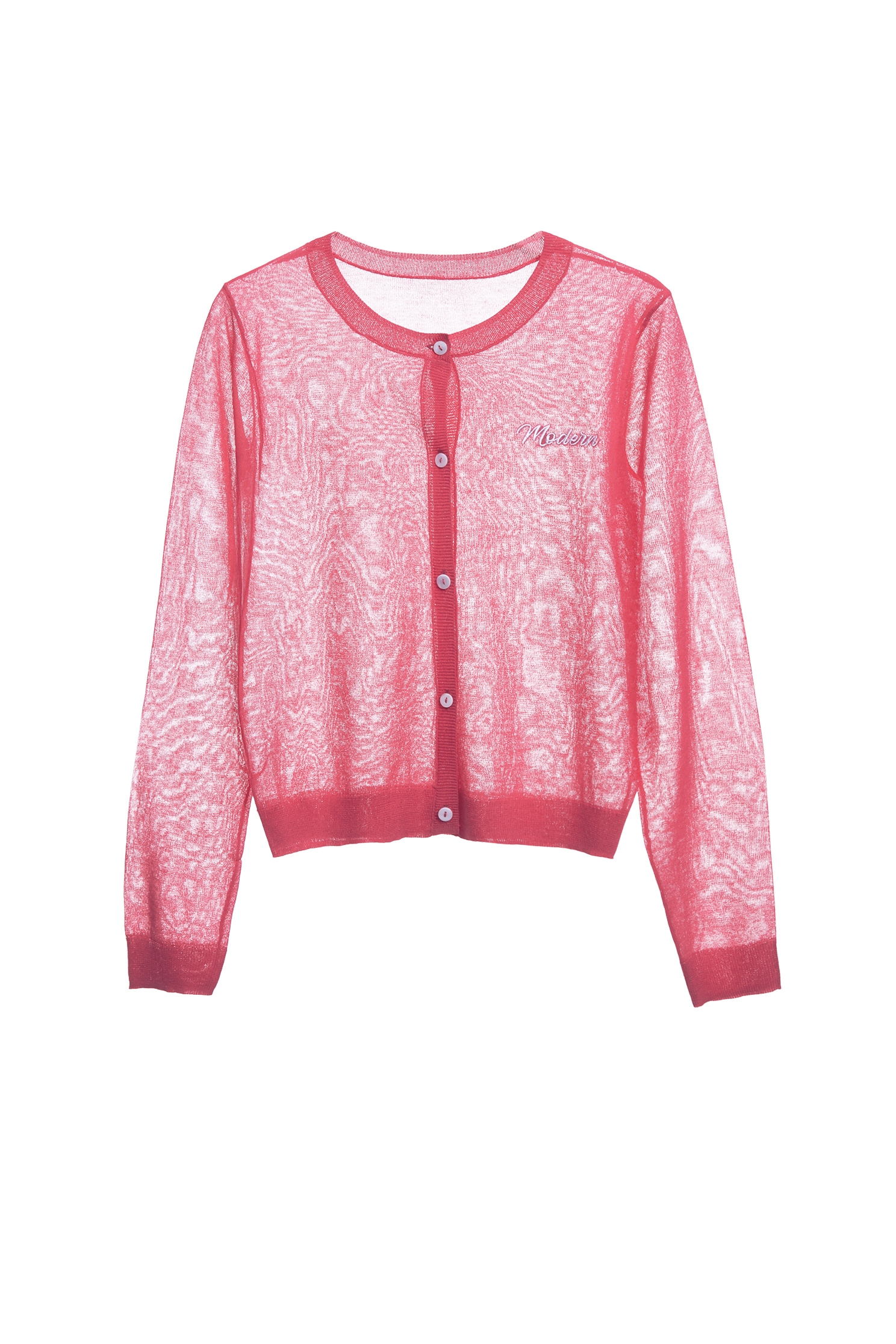 Deep Pink Knit CardiganDeep Pink Knit Cardigan,Jackets,Outerwear,Season (AW) Look,Embroidered,Knitted,Knitted coats