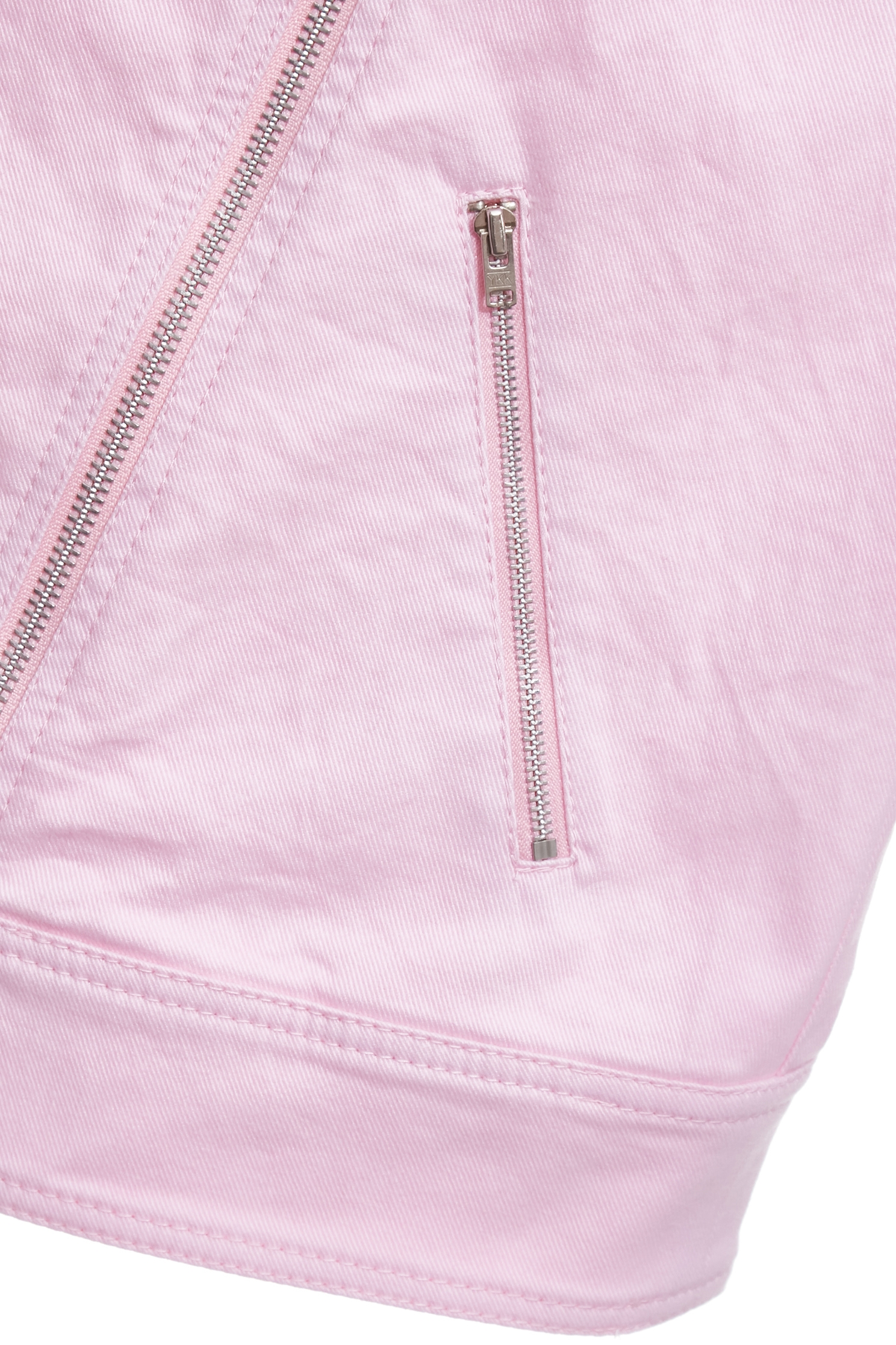 Wide Lapel Pink Denim VestWide Lapel Pink Denim Vest,Jackets,Outerwear,Denim,Denim Jackets,Season (AW) Look