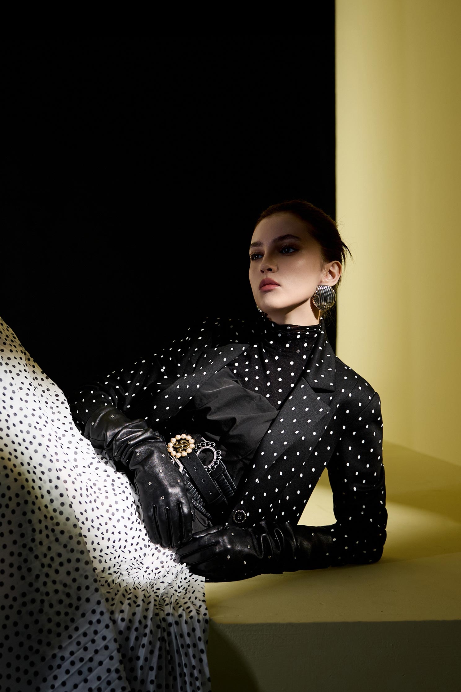 Classic Polka Dot BlazerClassic Polka Dot Blazer,Jackets,Office Looks,Outerwear,dotcollection,Season (AW) Look