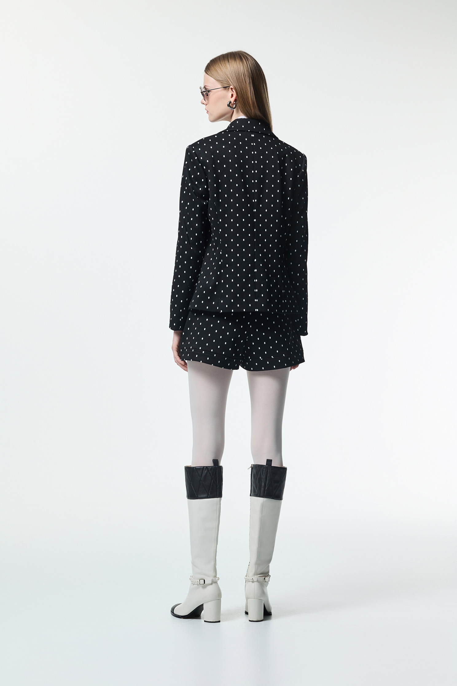 Classic Polka Dot BlazerClassic Polka Dot Blazer,Jackets,Office Looks,Outerwear,dotcollection,Season (AW) Look