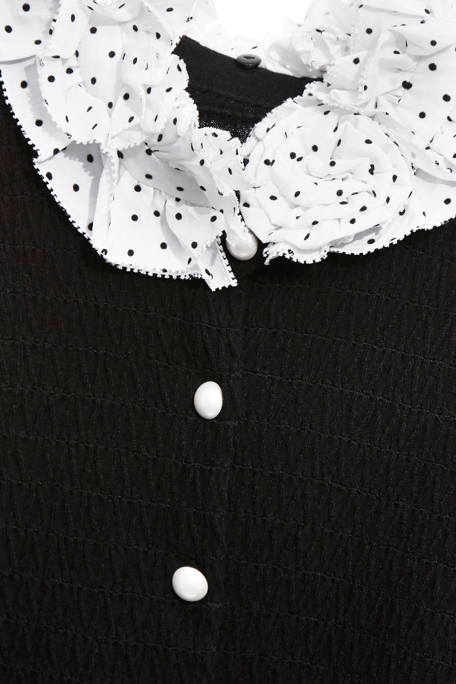 Contrast Ruffle Detail Knit CardiganContrast Ruffle Detail Knit Cardigan,Office Looks,Outerwear,dotcollection,pearl,Season (AW) Look,Valentine,Blouses,Knitted,Knitted coats,Knitted tops
