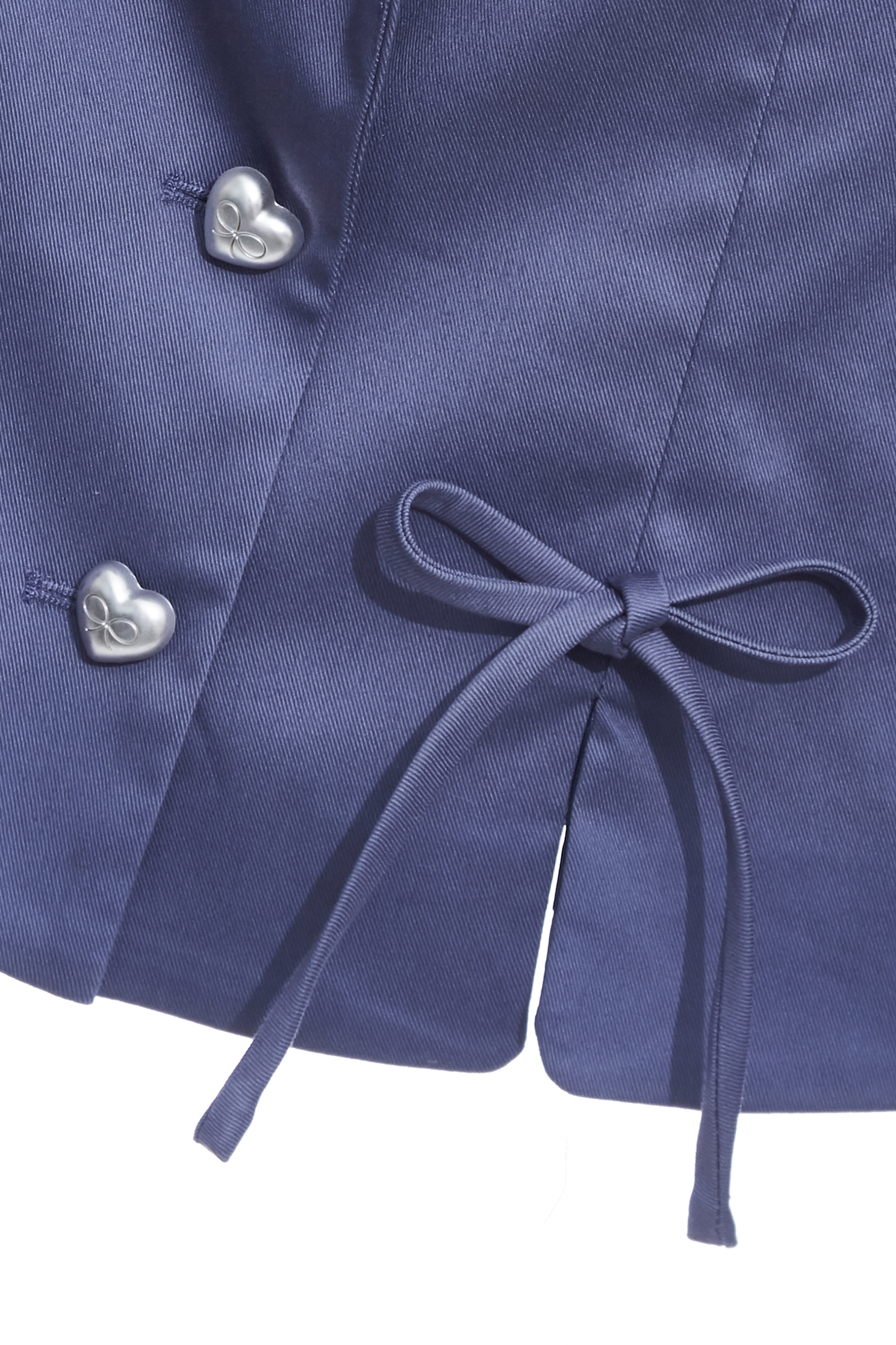 Bow Detail Blue BlazerBow Detail Blue Blazer,Jackets,Outerwear,Season (AW) Look,bows,Blazers