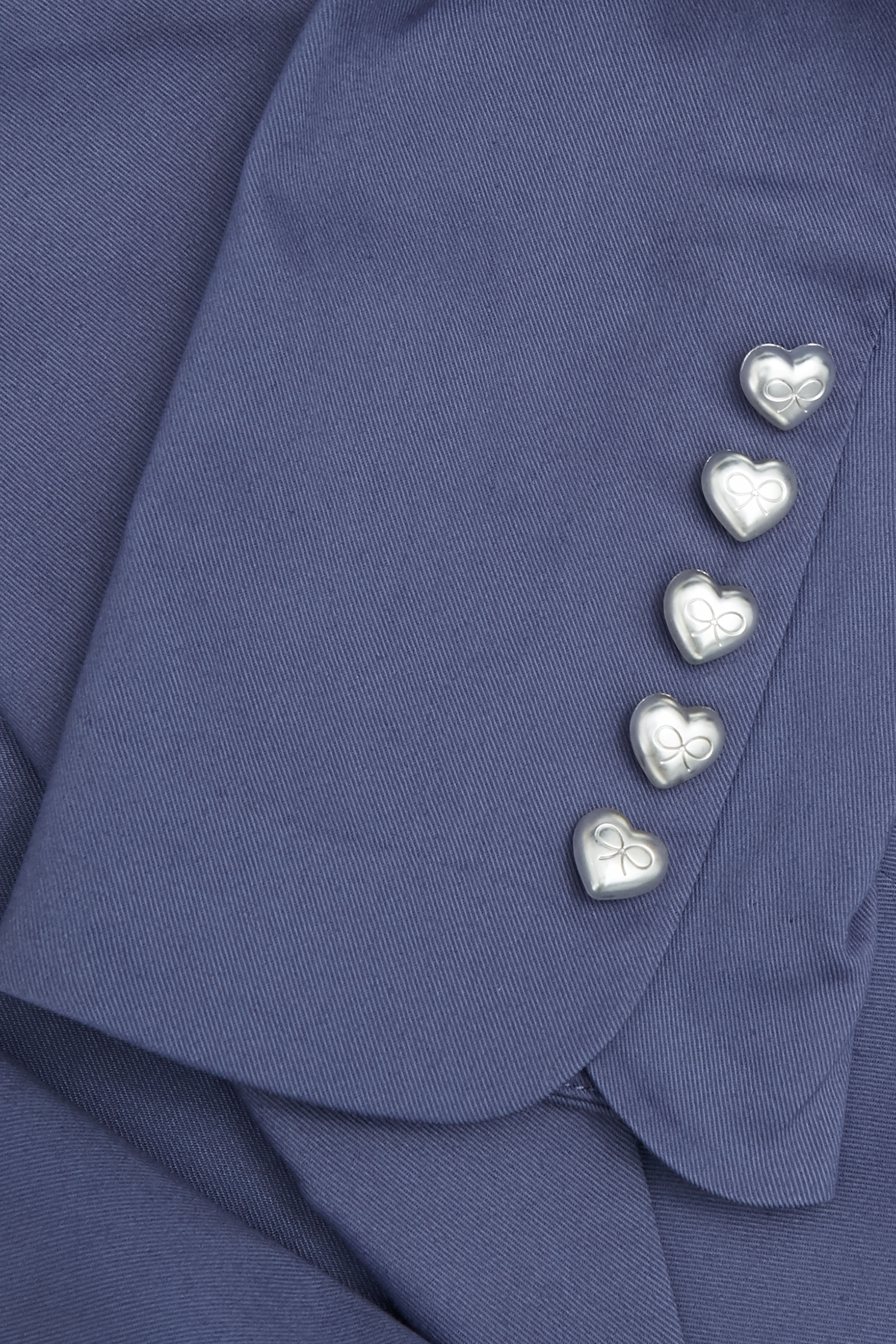 Bow Detail Blue BlazerBow Detail Blue Blazer,Jackets,Outerwear,Season (AW) Look,bows,Blazers