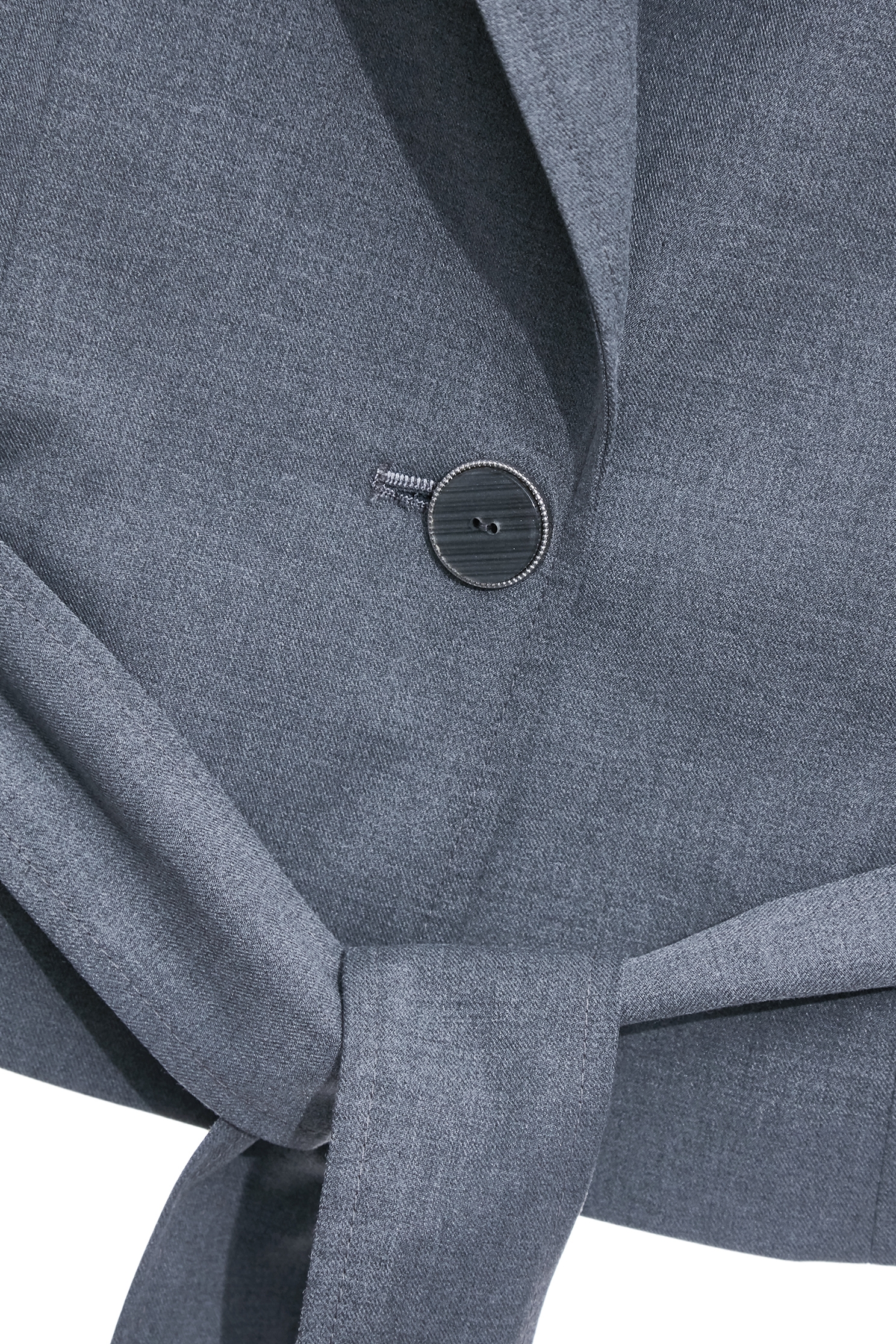 Charcoal Grey Belted BlazerCharcoal Grey Belted Blazer,Jackets,Outerwear,Season (AW) Look,Blazers