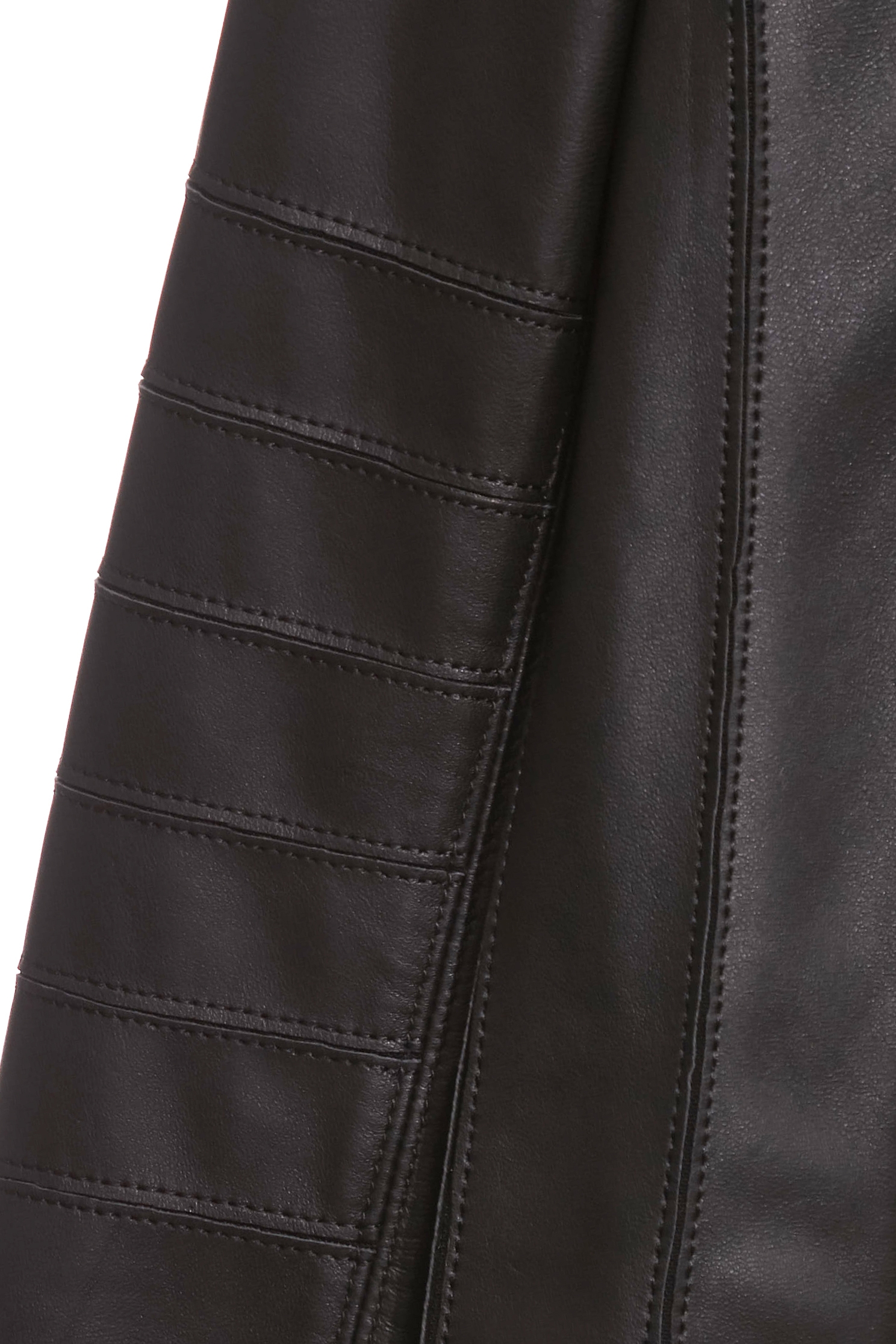 Front Zip Leather JacketFront Zip Leather Jacket,Jackets,Outerwear,Lether jackets,Leather,Season (AW) Look,Black outerwear