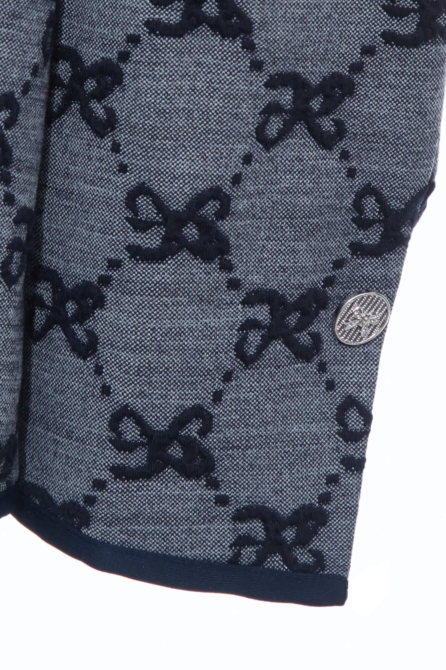 Embroidery Bow Detail BlazerEmbroidery Bow Detail Blazer,Jackets,Outerwear,Season (AW) Look,bows,Blazers