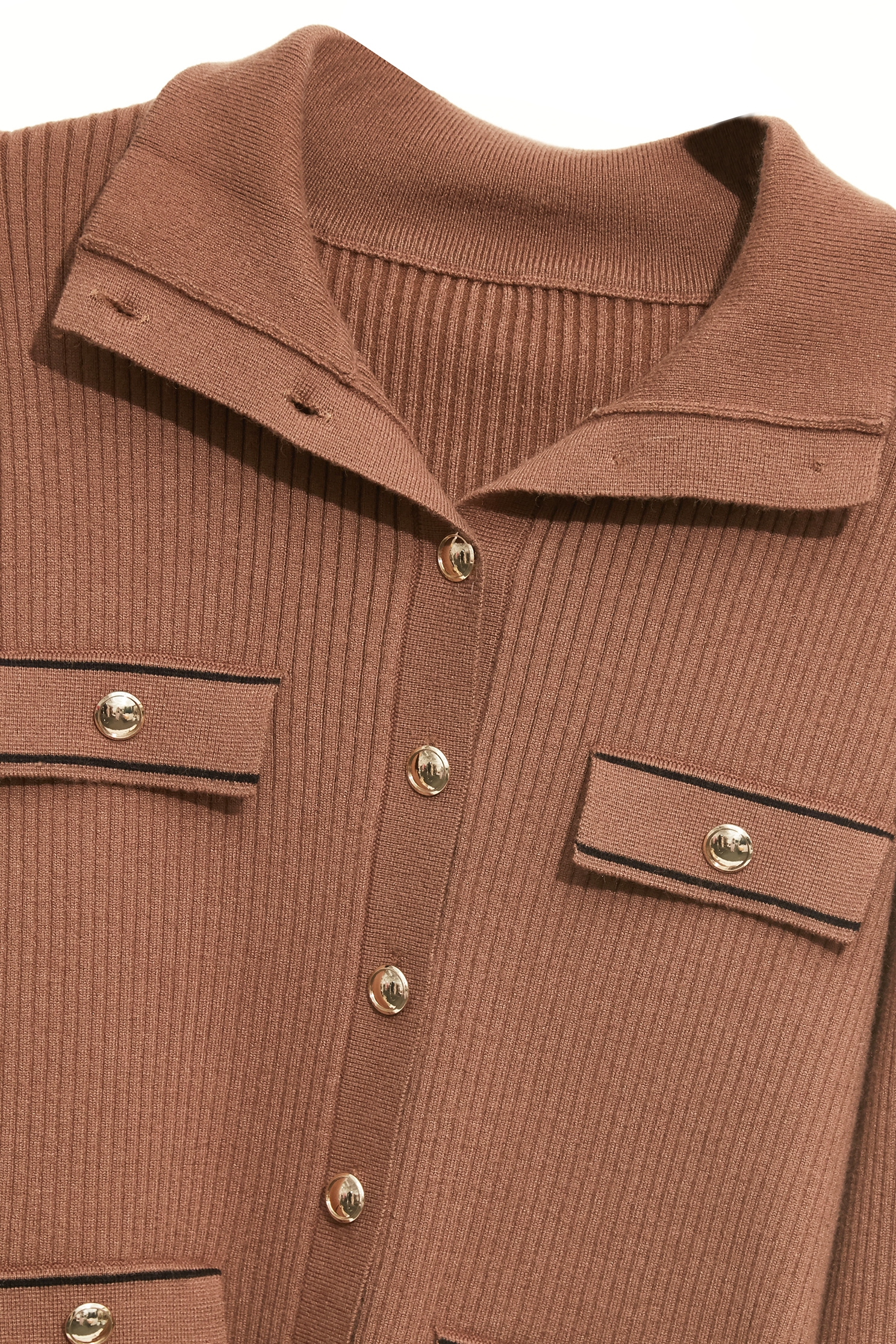 Turtleneck Knit Caramel CardiganTurtleneck Knit Caramel Cardigan,Jackets,Outerwear,Season (AW) Look,Knitted,Knitted coats