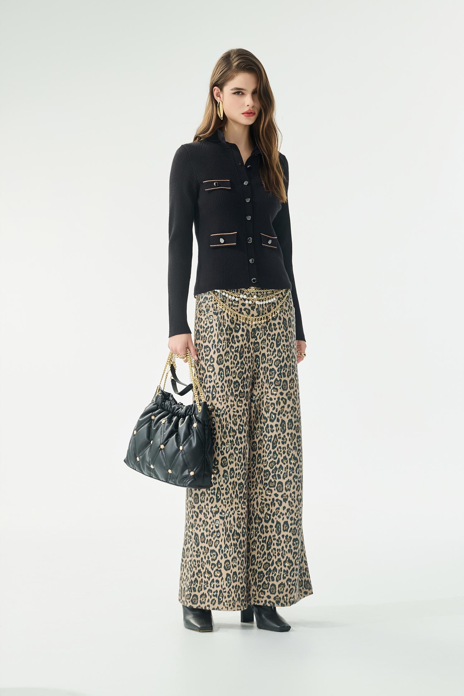 Turtleneck Knit Caramel CardiganTurtleneck Knit Caramel Cardigan,Jackets,Outerwear,Season (AW) Look,Knitted,Knitted coats