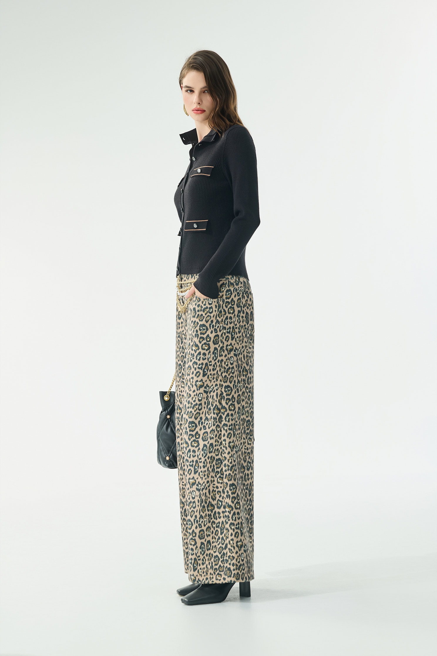 Turtleneck Knit Caramel CardiganTurtleneck Knit Caramel Cardigan,Jackets,Outerwear,Season (AW) Look,Knitted,Knitted coats