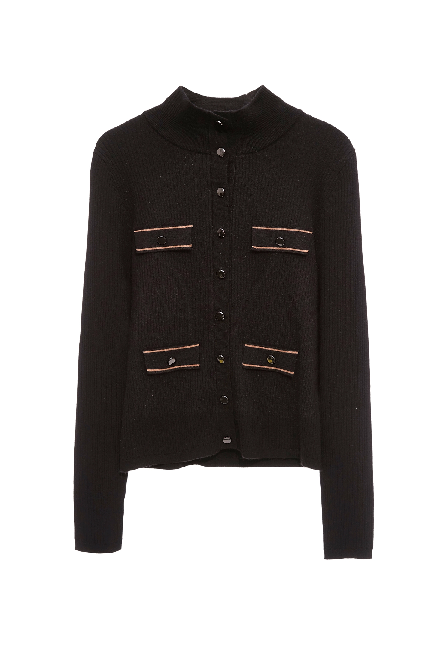 Turtleneck Knit Caramel CardiganTurtleneck Knit Caramel Cardigan,Jackets,Outerwear,Season (AW) Look,Knitted,Knitted coats