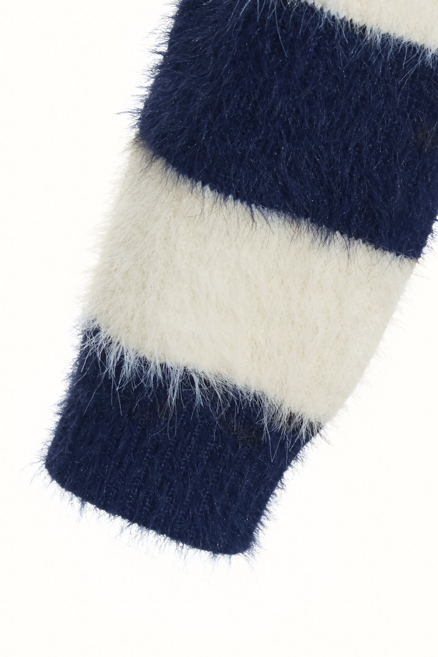 Navy Stripe Knit CardiganNavy Stripe Knit Cardigan,Jackets,Outerwear,Season (AW) Look,bows,Knitted,Knitted coats