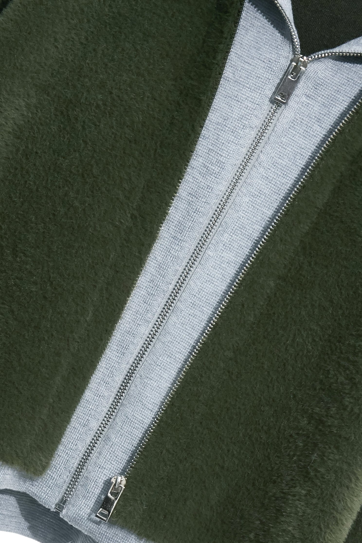 Fake Two Piece Faux Fur JacketFake Two Piece Faux Fur Jacket,Jackets,Outerwear,Season (AW) Look,Knitted,Knitted coats