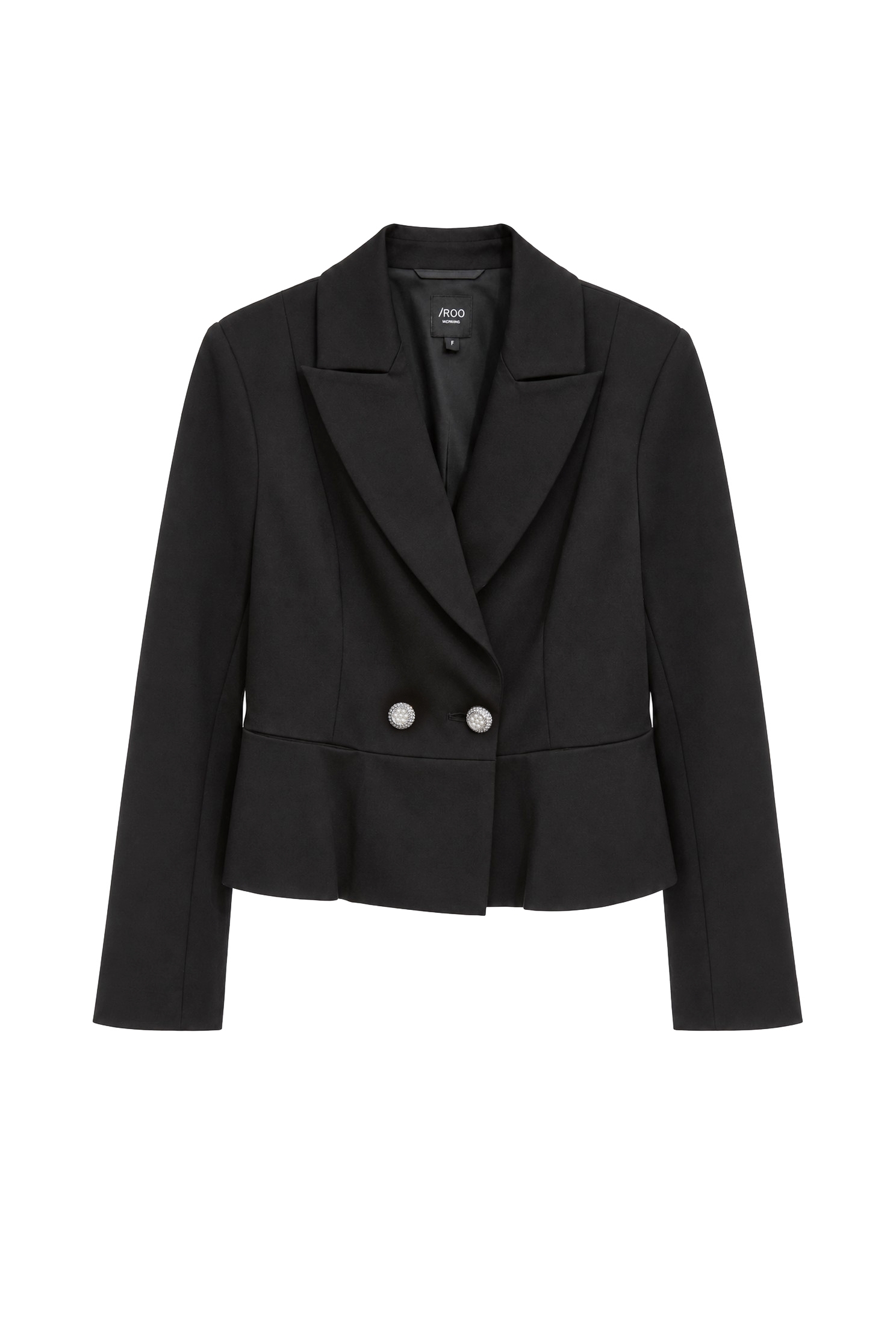 Classic Jet Black BlazerClassic Jet Black Blazer,Jackets,Outerwear,Season (AW) Look,Blazers,Knitted,Black outerwear
