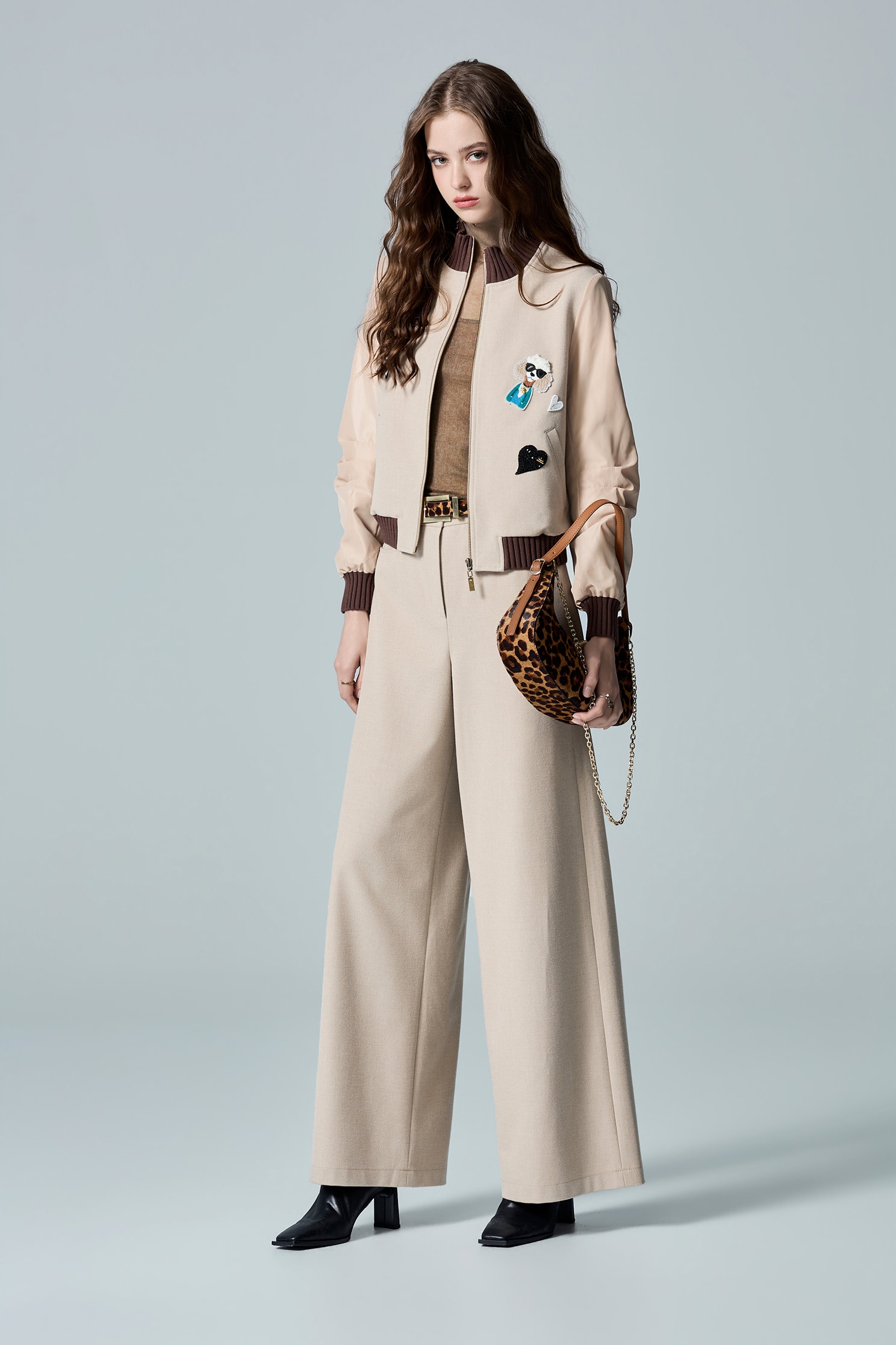 Front Graphic Bomber JacketFront Graphic Bomber Jacket,Jackets,Outerwear,Season (AW) Look,Knitted