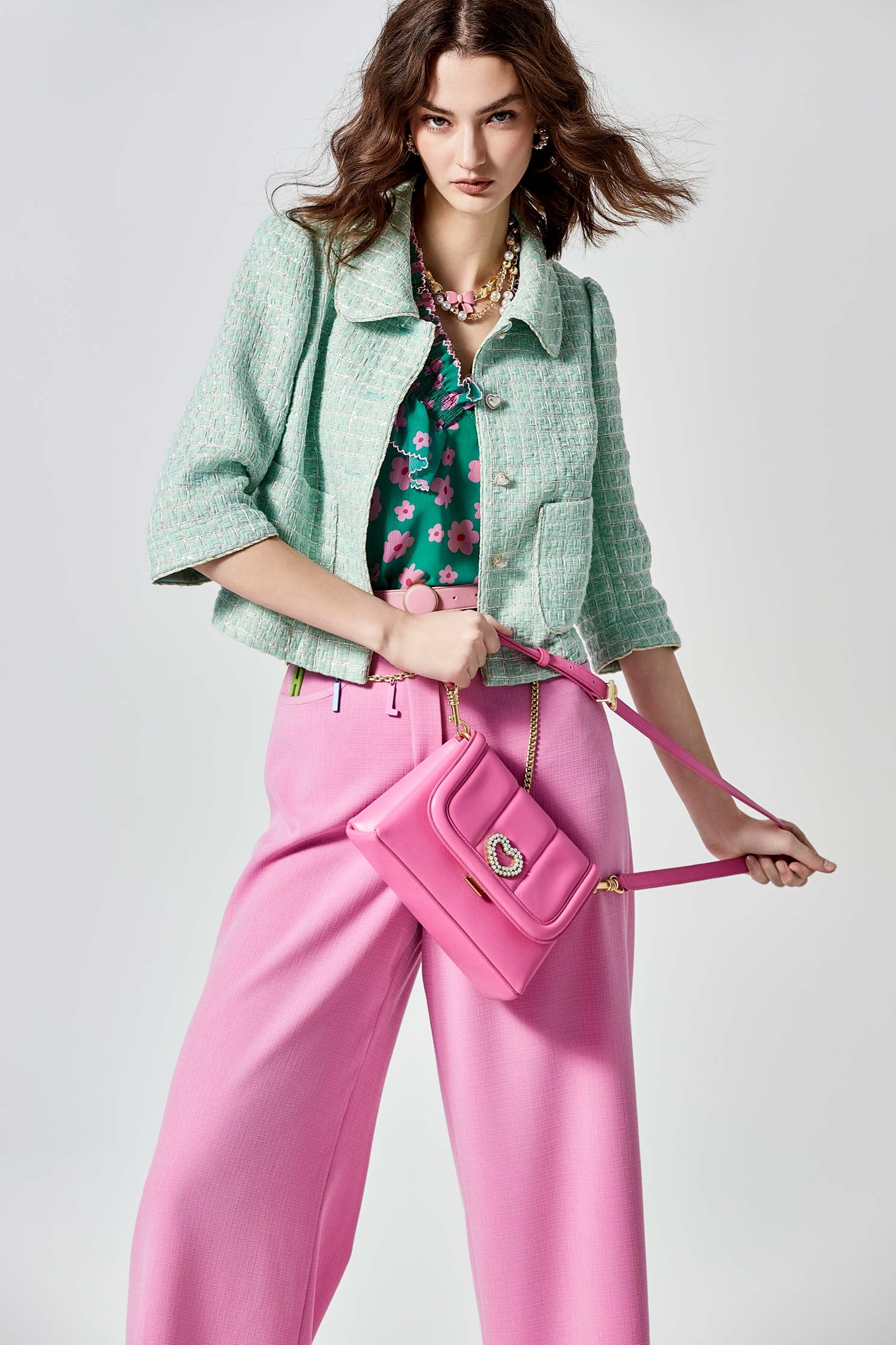 Classic Collar Jacket With Sequin DetailClassic Collar Jacket With Sequin Detail,Jackets,Season (SS) Look