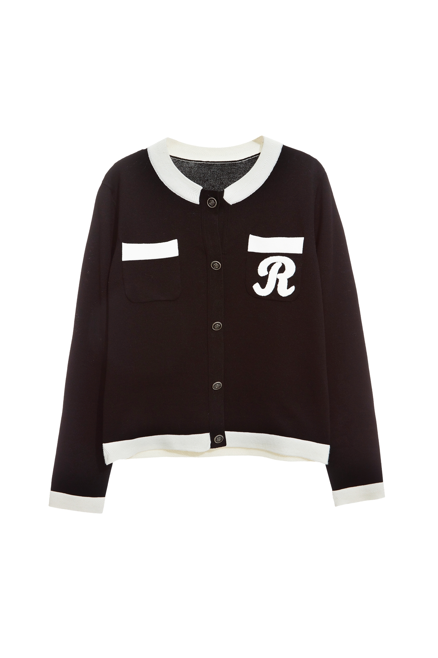 R Logo Classic Knit TopR Logo Classic Knit Top,Tops,Season (SS) Look,Knitted,Knitted coats