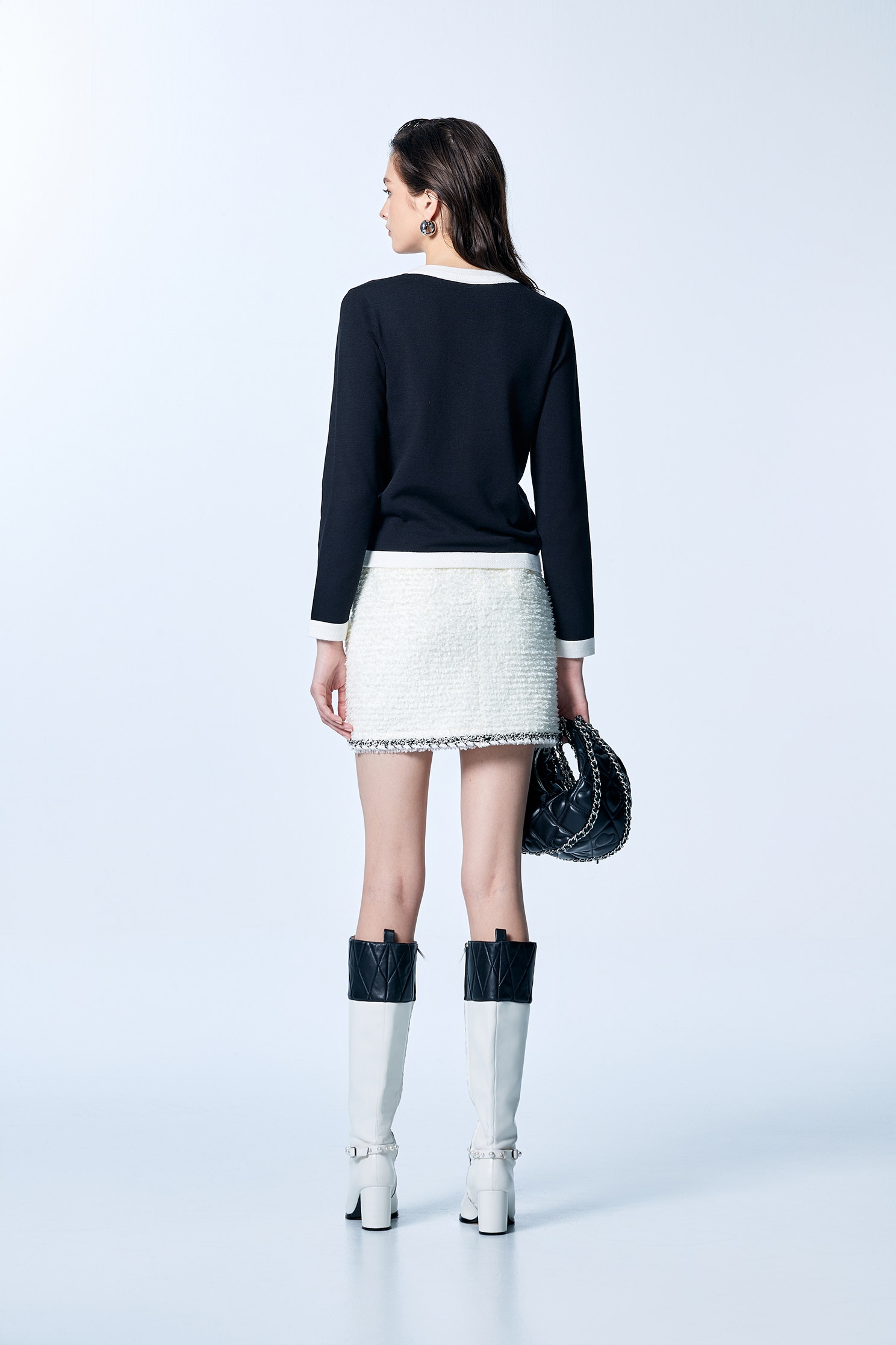 R Logo Classic Knit TopR Logo Classic Knit Top,Tops,Season (SS) Look,Knitted,Knitted coats